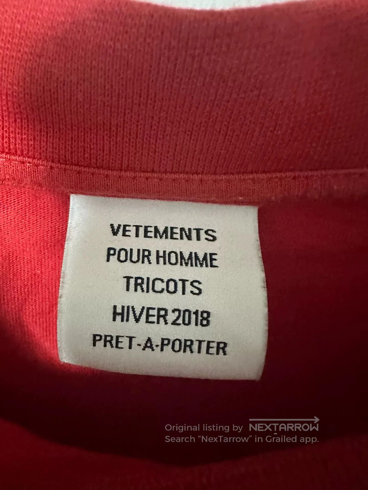 Vetements Vetements Long Sleeve Shirt with Embroidery. Size US M / EU 48-50 / 2 - 3 Thumbnail