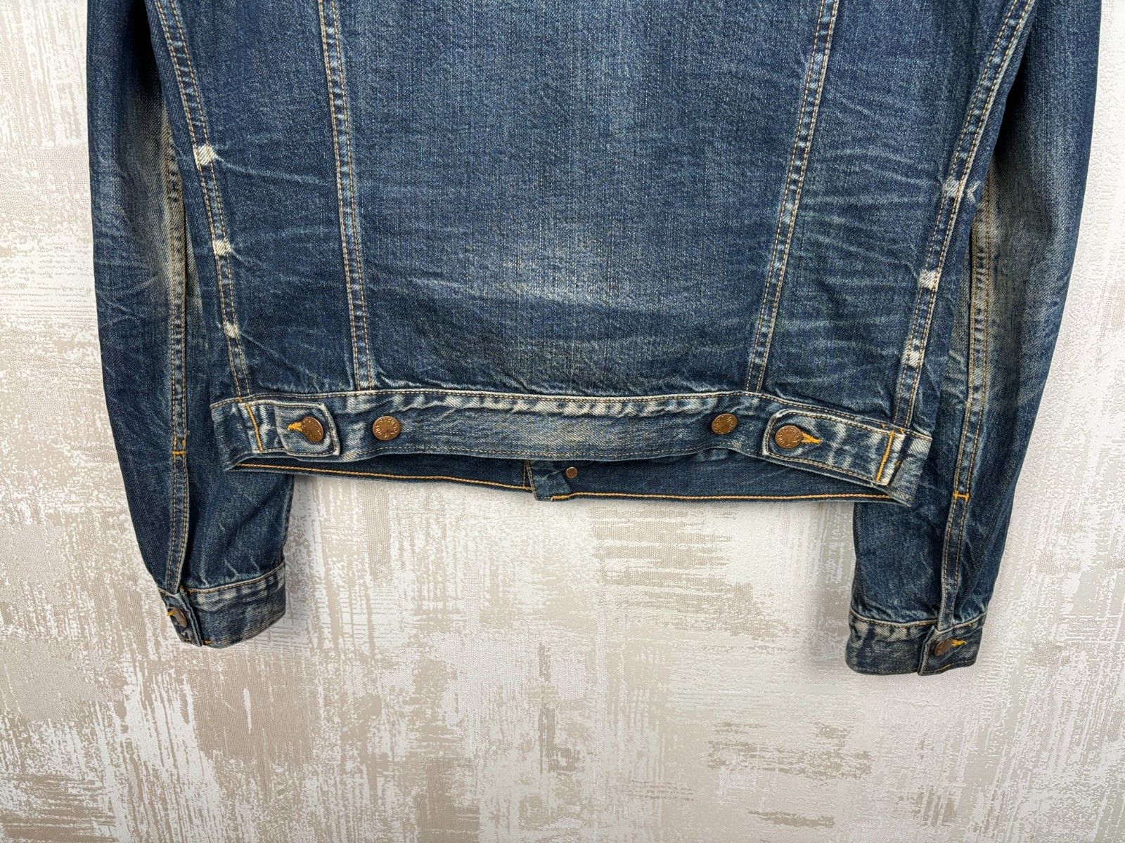 Nudie Jeans Nudie Jeans Terry Organic Sharp Denim Trucker Jacket Size US L / EU 52-54 / 3 - 18 Thumbnail