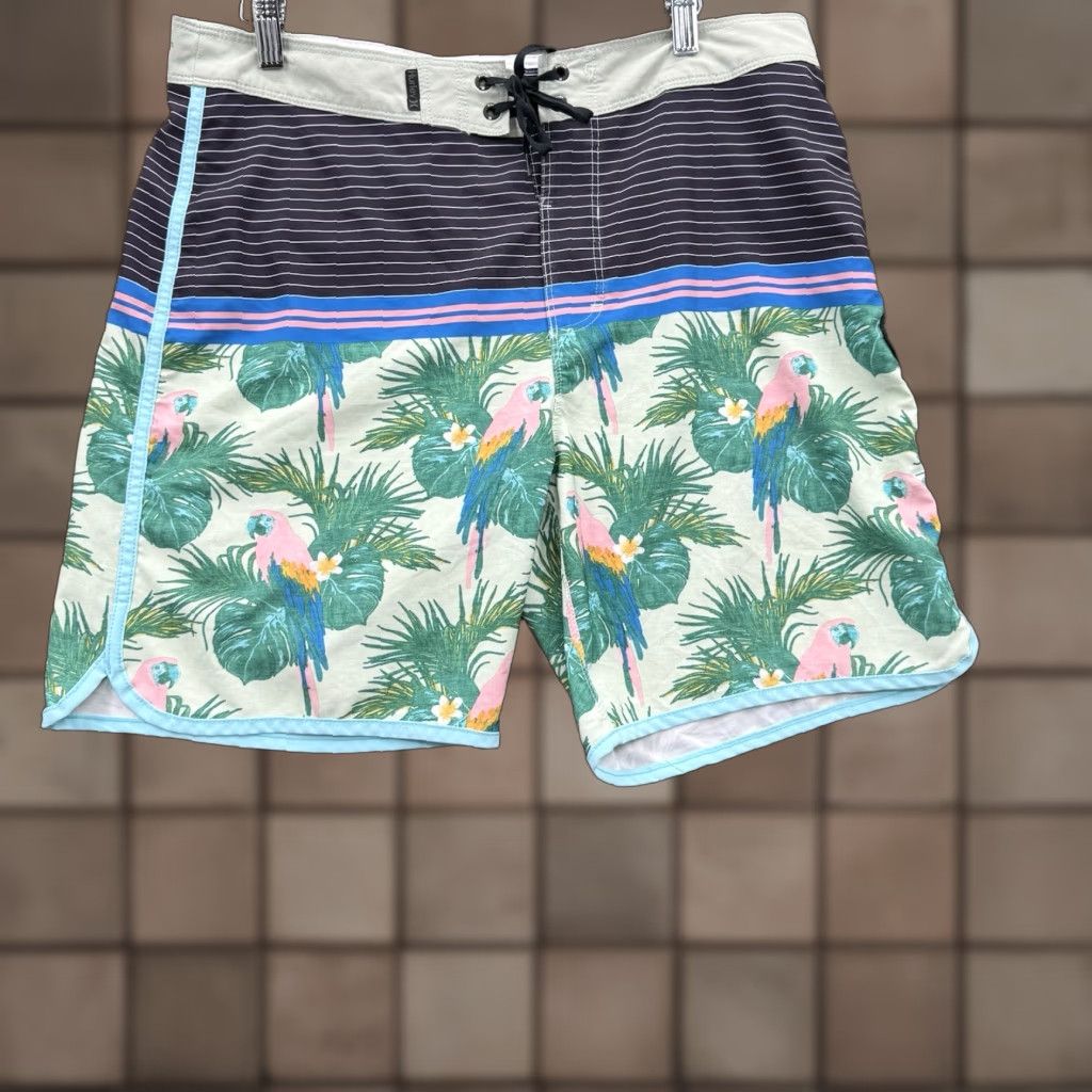 Hurley Hurley Boardshorts Men 32 Beach Swim 7" Inseam Multicolor Sand Sierra Phantom Size US 32 / EU 48 - 1 Thumbnail