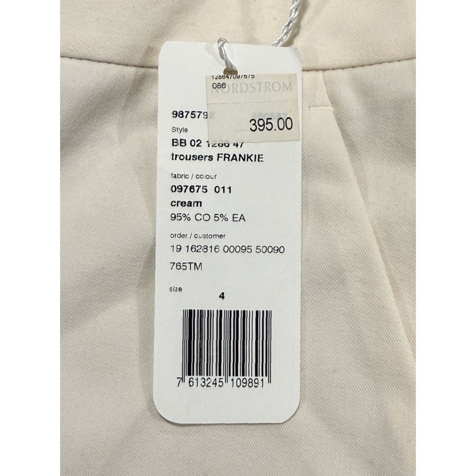 Vintage VINTAGE NWT AKRIS PUNTO Cream Straight Leg trousers 4 Women Pants Cotton Frankie Cream Minimalist City Preppy Ankle Women Size 27" / US 4 / IT 40 - 2 Thumbnail