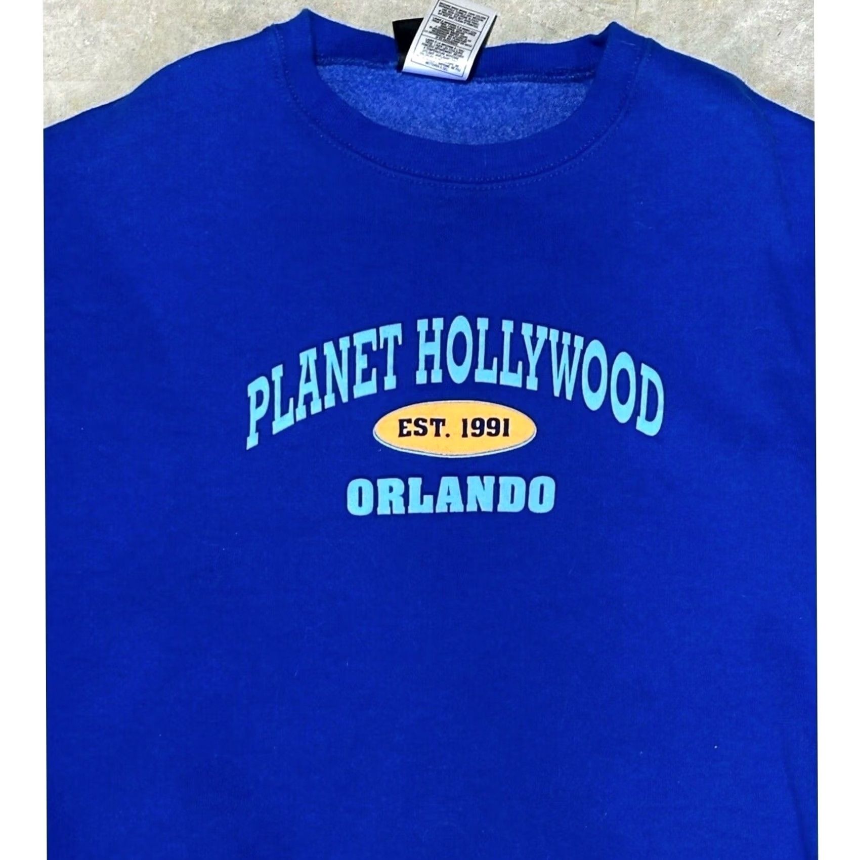 Planet Hollywood Planet Hollywood Pro Player Sweatshirt Crewneck Size XL Royal Blue Men Size US XL / EU 56 / 4 - 2 Thumbnail