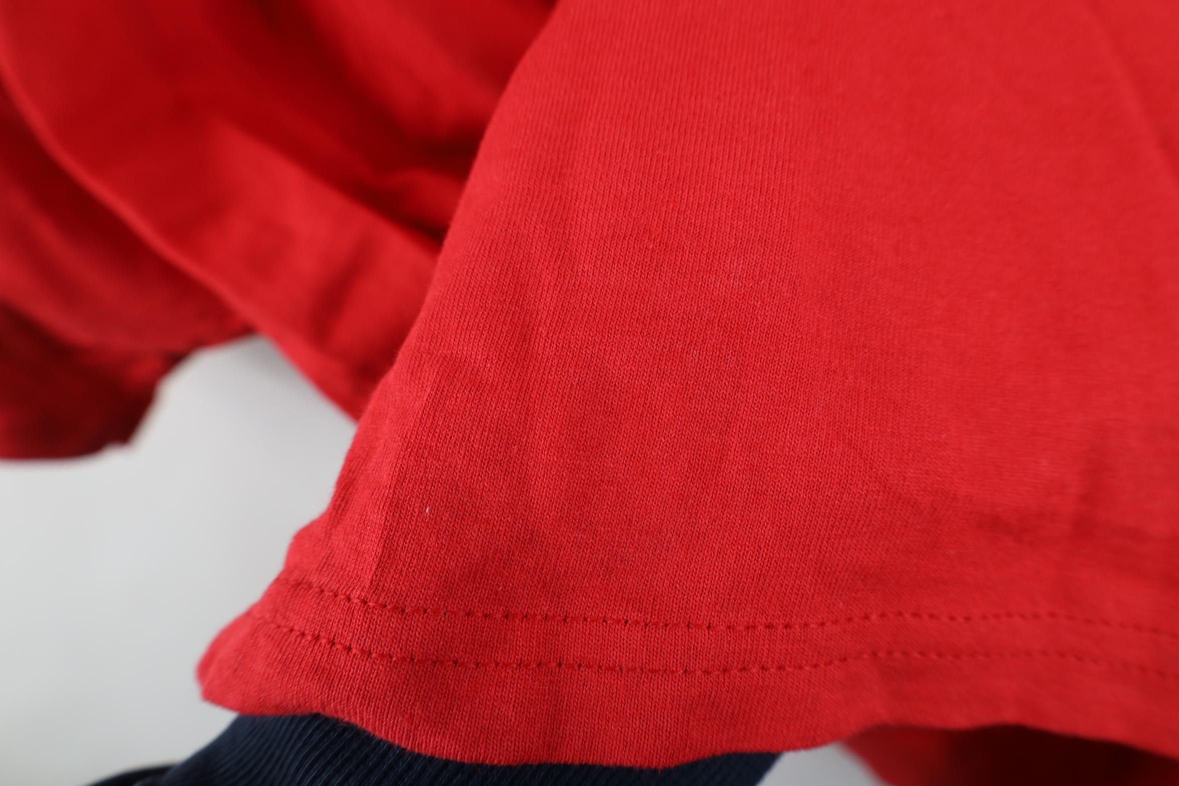 Hanes Vintage 90s Y2K Hanes Blank Pocket T-Shirt Red Cotton Size US XXL / EU 58 / 5 - 8 Thumbnail