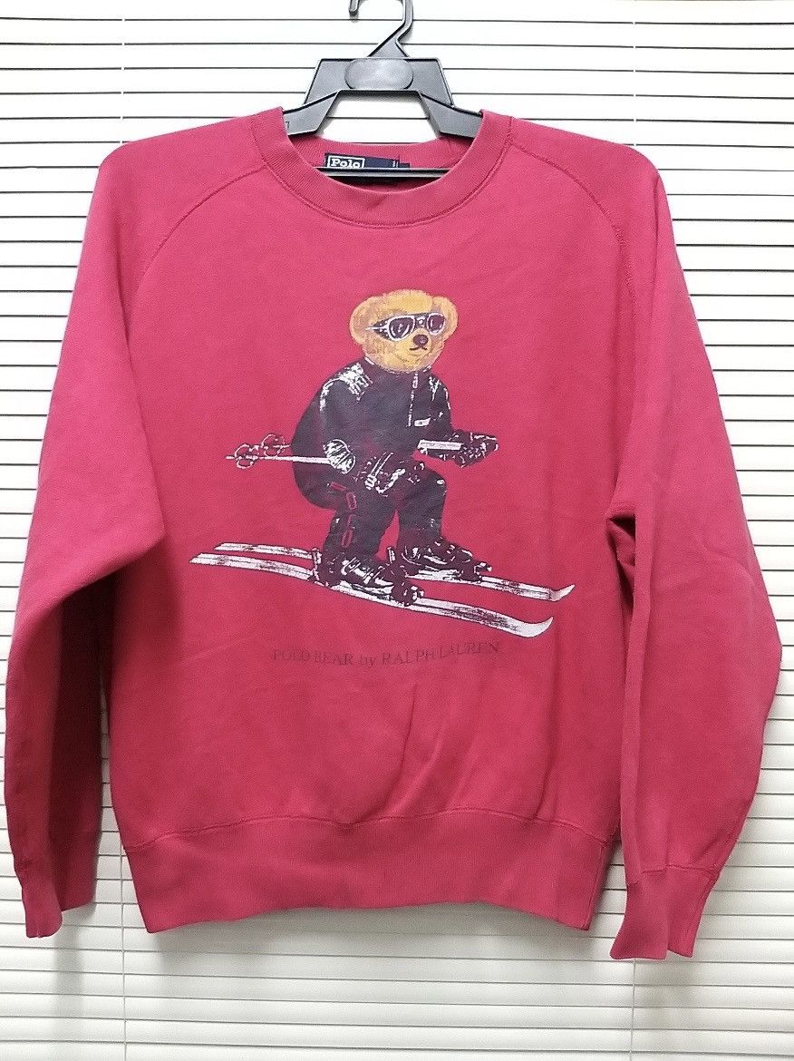 Polo Ralph Lauren VINTAGE POLO BEAR SKY by RALPH LAUREN PULLOVER SWEATSHIRT Size US M / EU 48-50 / 2 - 1 Thumbnail