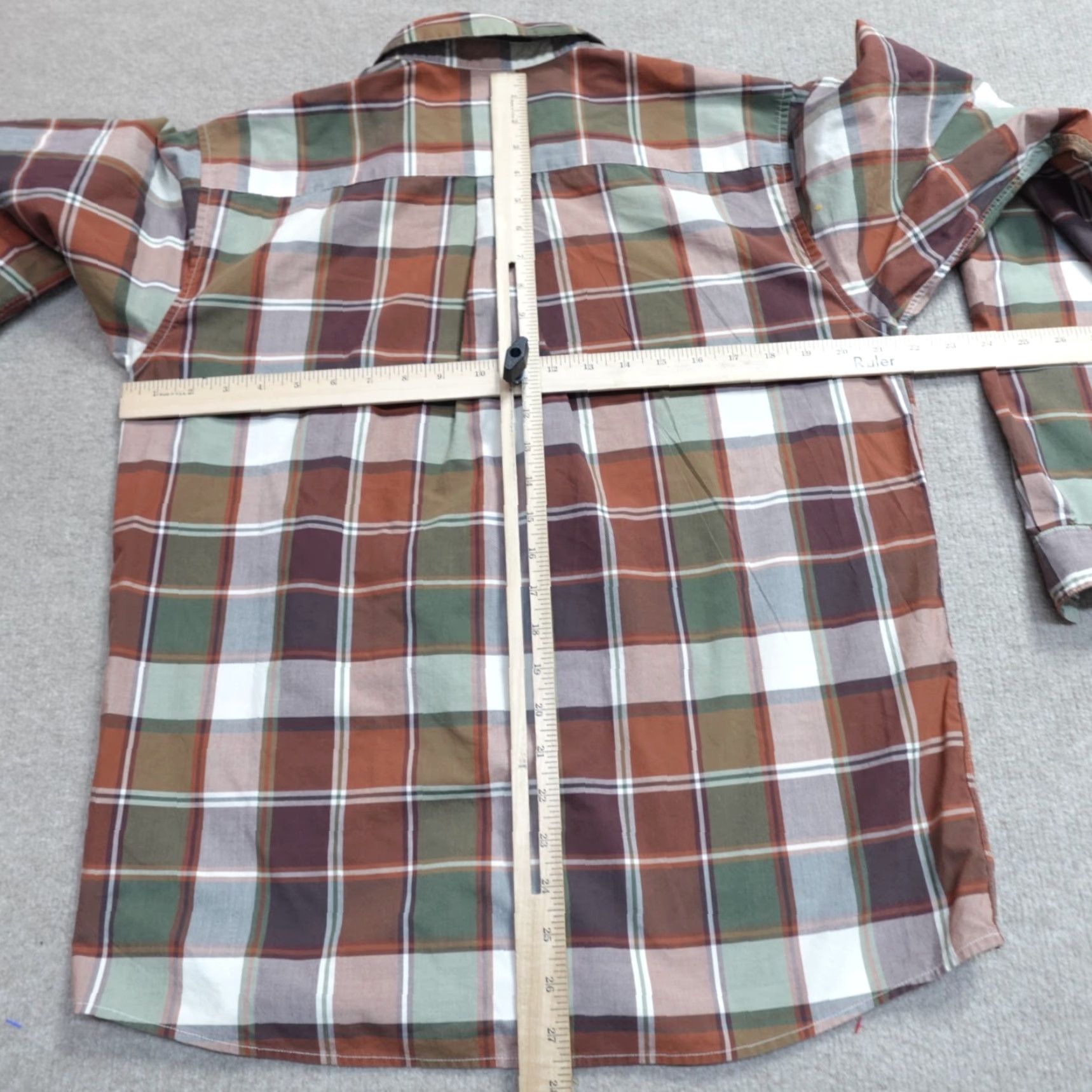 Patagonia Patagonia Shirt Large Brown Organic Cotton Plaid Button-Up Long Sleeve Mens L Size US L / EU 52-54 / 3 - 5 Thumbnail