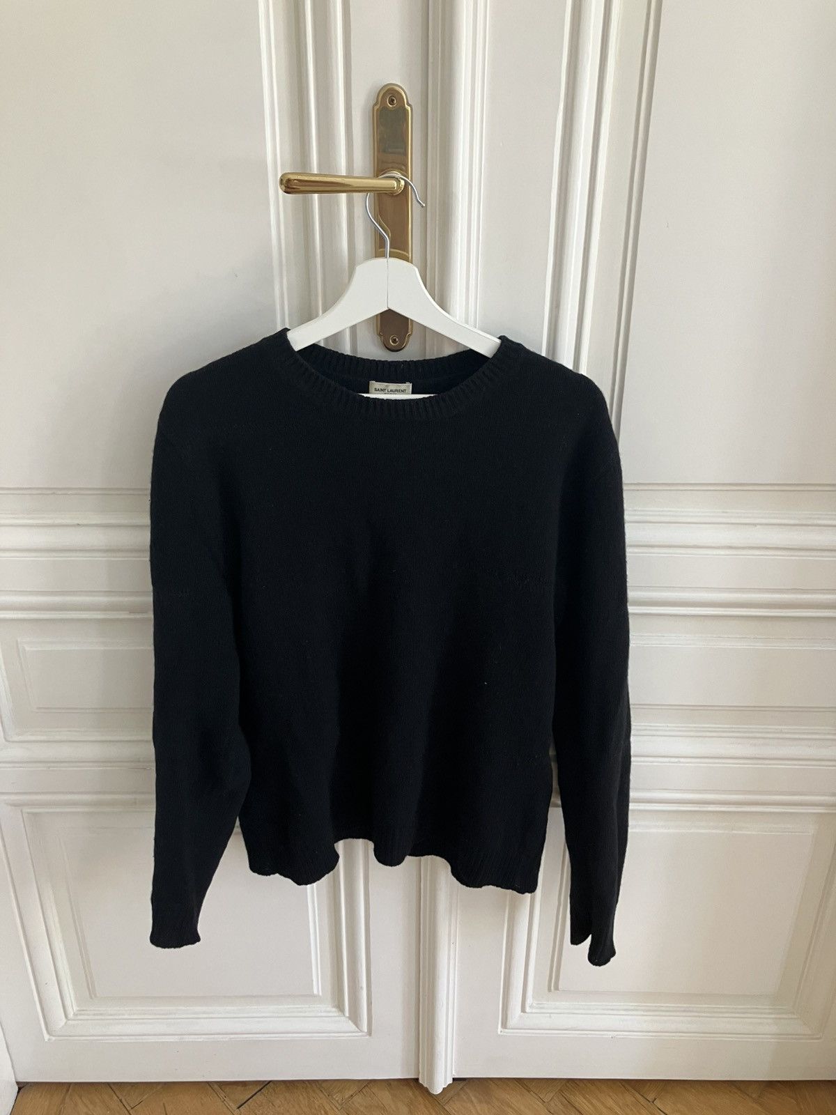 Saint Laurent Distressed Sweater | Grailed