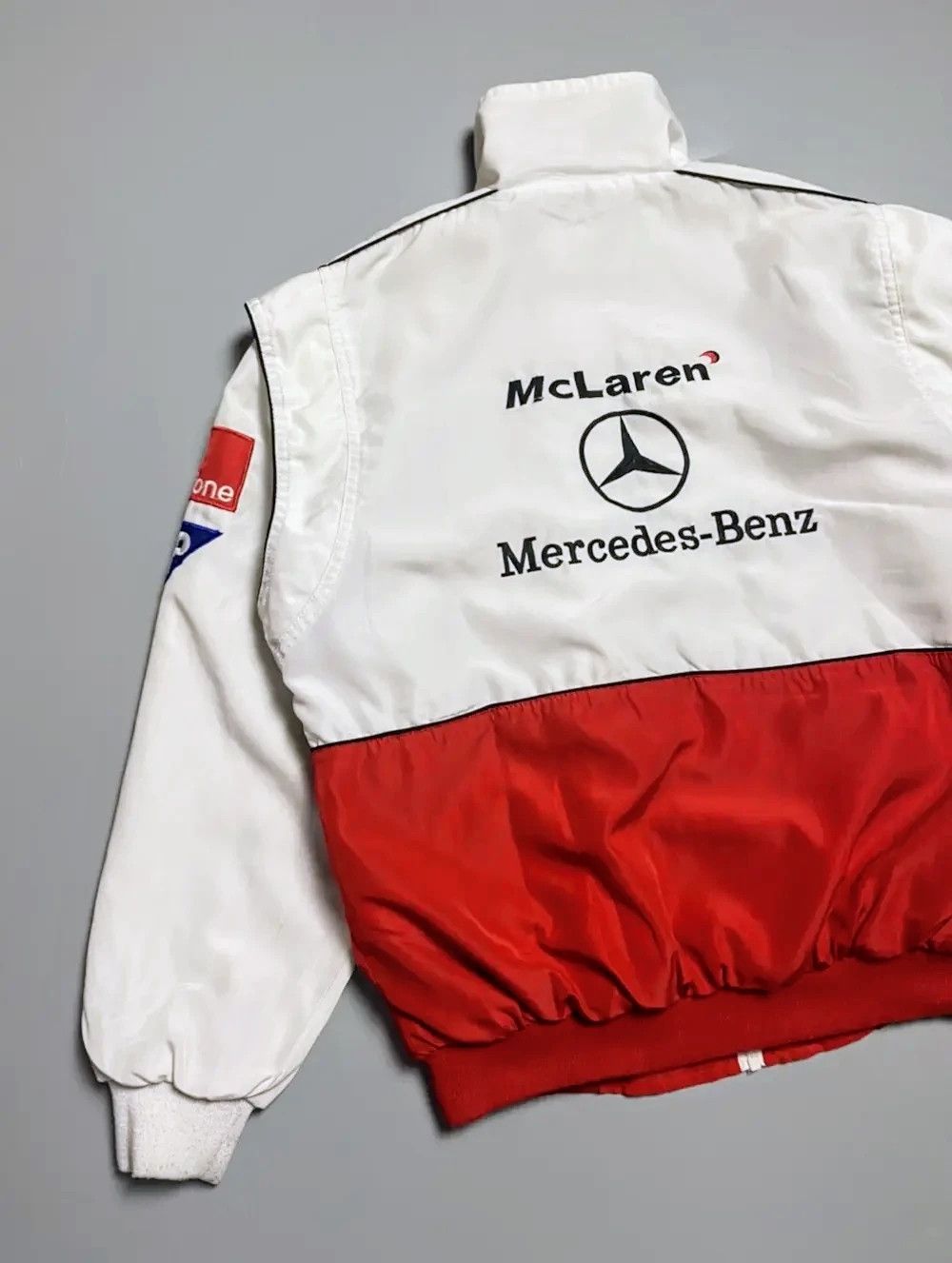 Mercedes-Benz 💥 Mercedes Bens x Mclaren 💥 Vintage Racing Jacket Bomber Size US XL / EU 56 / 4 - 6 Thumbnail
