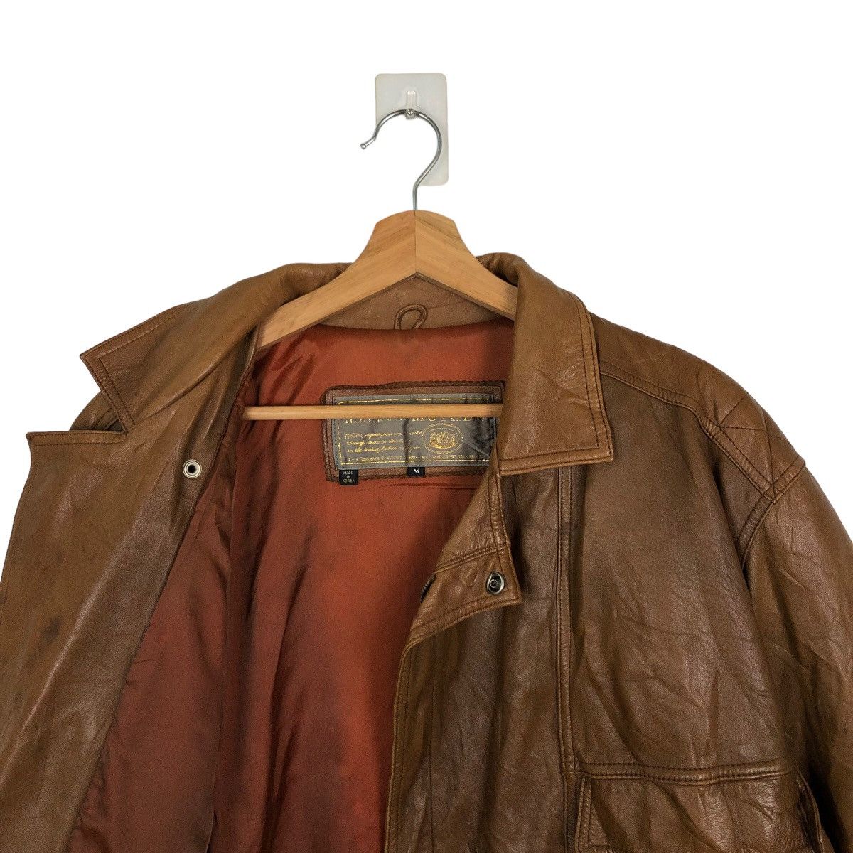 Japanese Brand VINTAGE PARACHUTE LEATHER JACKET HARAJUKU MOTHER ISSEYMIYAKE Size US M / EU 48-50 / 2 - 9 Thumbnail