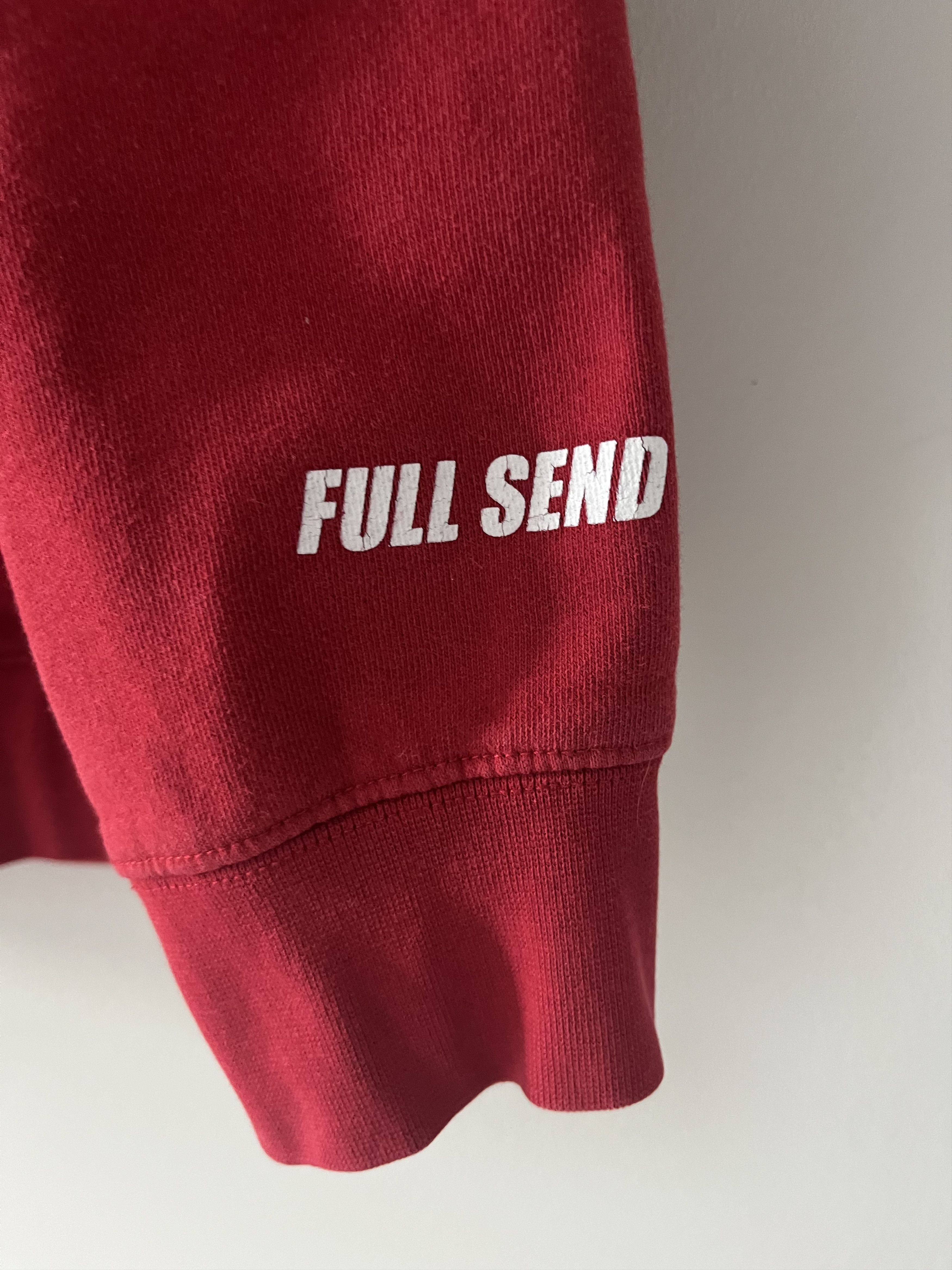 Full Send Full Send Red Happy Dad Hoodie Size US XL / EU 56 / 4 - 5 Thumbnail