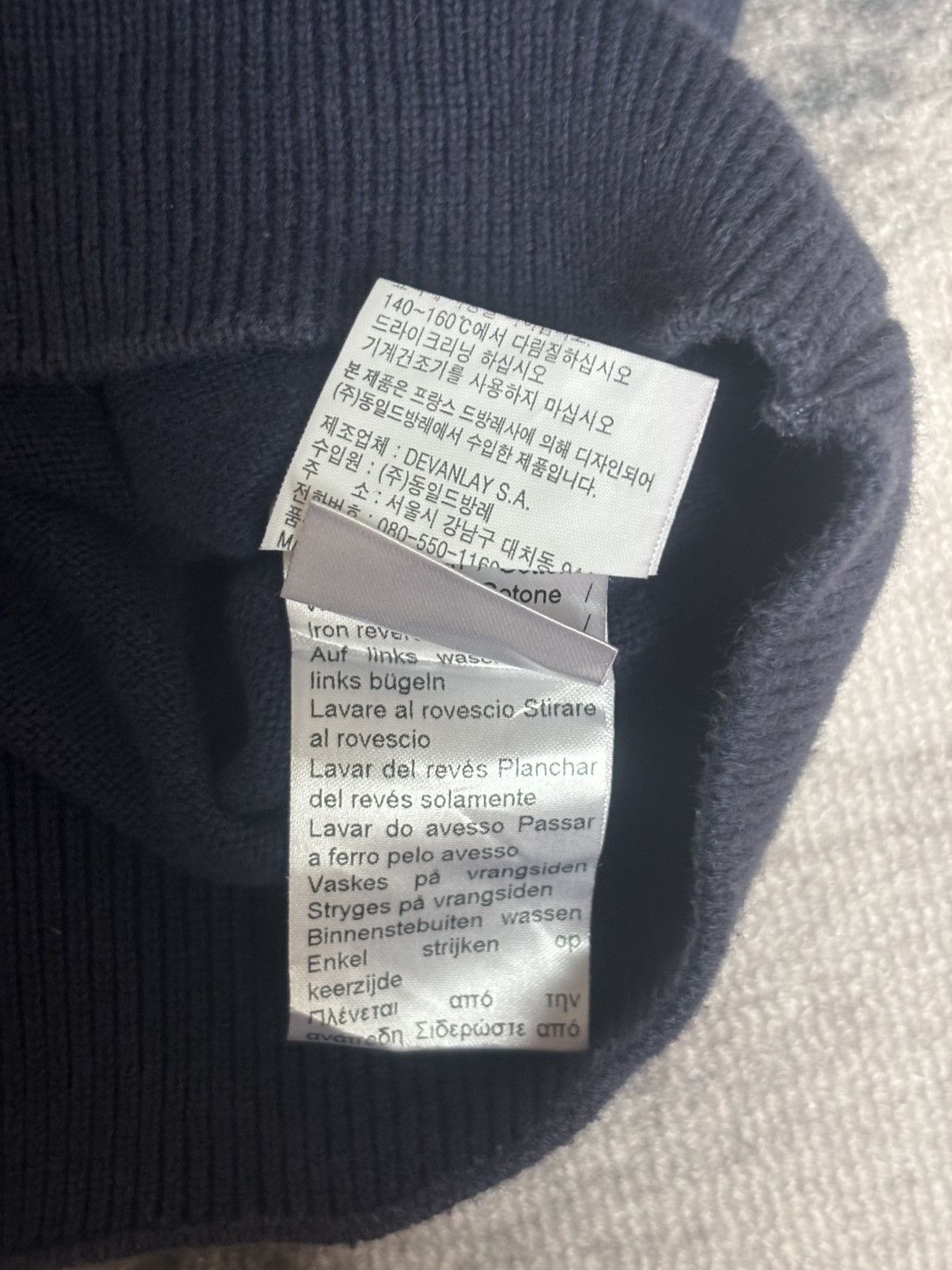 Lacoste Navy Lacoste knitted jumper size L Size US L / EU 52-54 / 3 - 11 Thumbnail