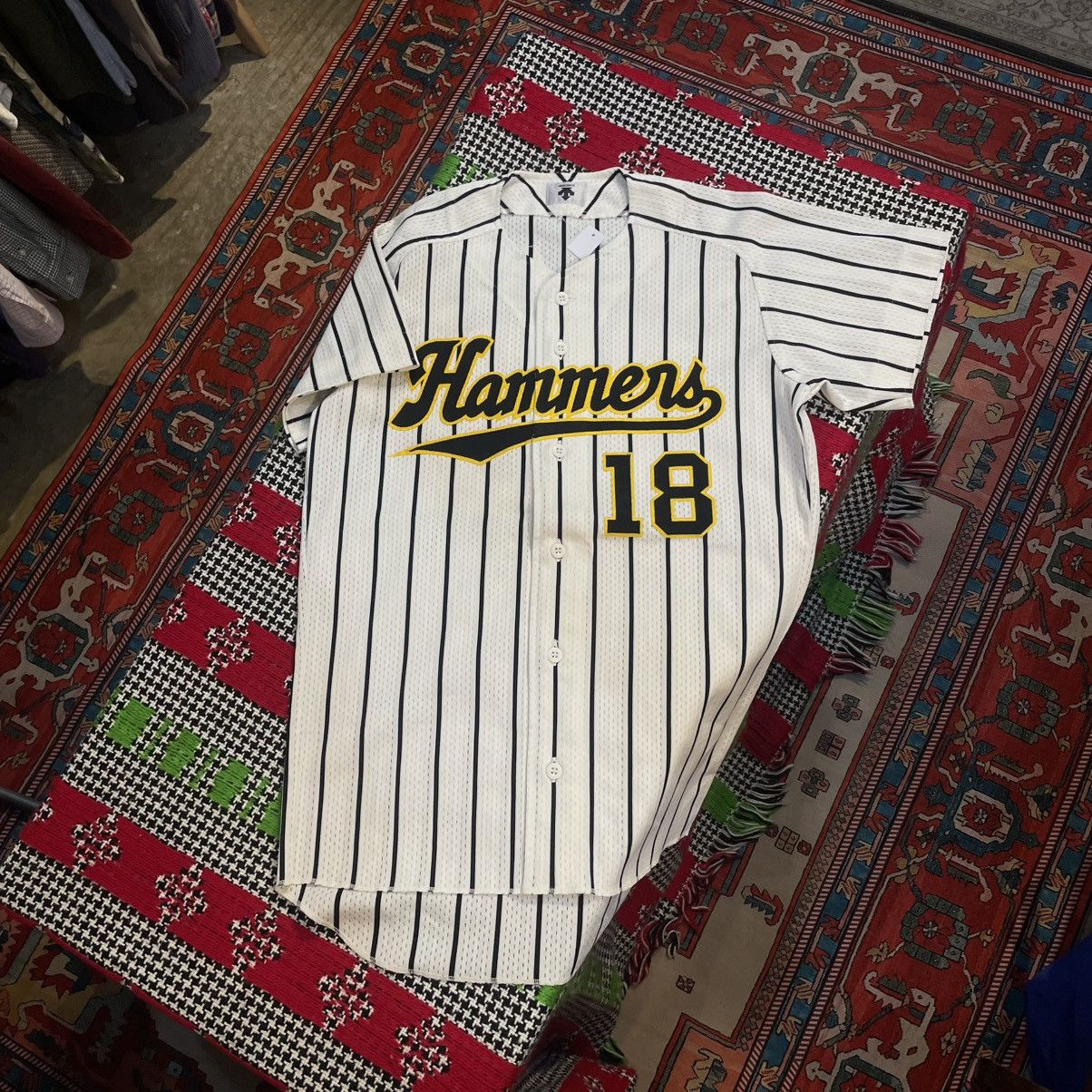 Descente Baseball Jersey Hammers Size US L / EU 52-54 / 3 - 1 Thumbnail