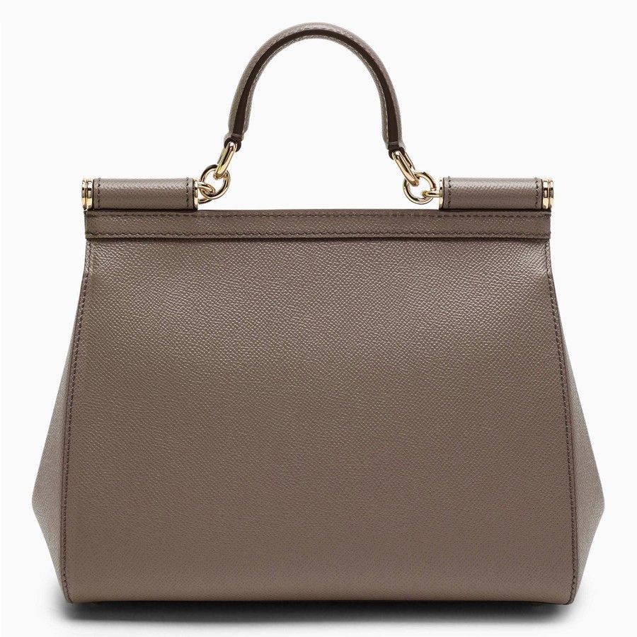 Dolce & Gabbana o1d2blof0824 Size : OS / Medium Handbag in Taupe Size ONE SIZE - 3 Thumbnail
