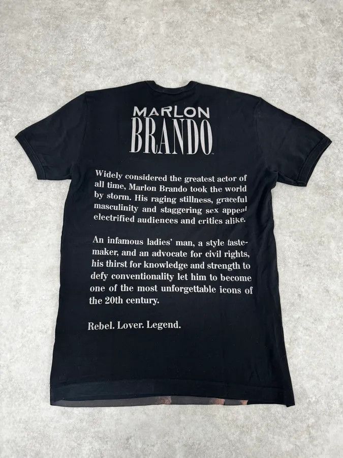 Dolce & Gabbana 2000s Dolce & Gabbana Marlon Brando Black T-Shirt Size US S / EU 44-46 / 1 - 4 Thumbnail