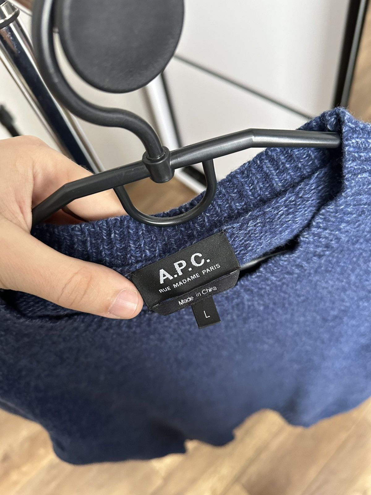 A.P.C. A.P.C. Merino Wool Sweater Pullover Size US L / EU 52-54 / 3 - 7 Thumbnail