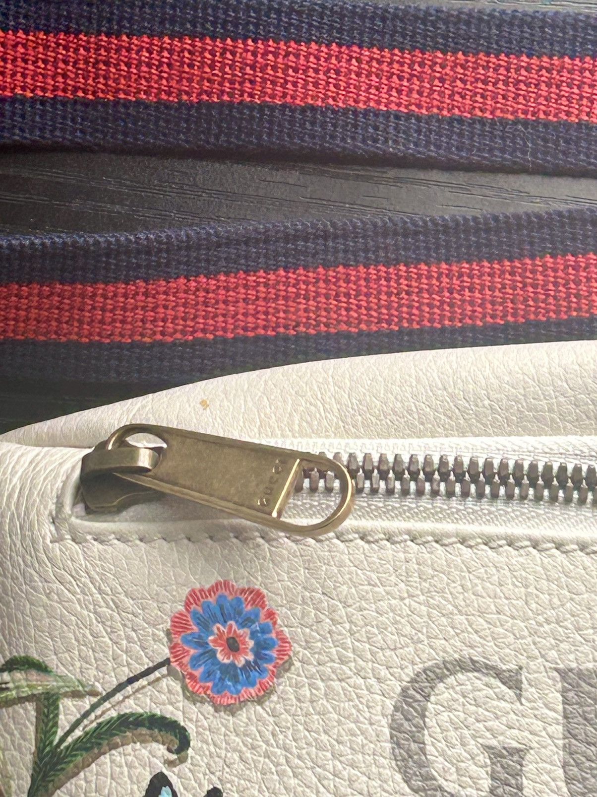 Gucci Super Rare Gucci snake logo flora belt bag Size ONE SIZE - 3 Thumbnail