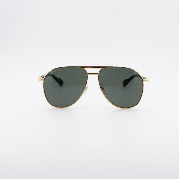 Gucci Gucci GG1220S 001 Sunglasses Gold/Black Aviator Frame Size ONE SIZE - 6 Thumbnail