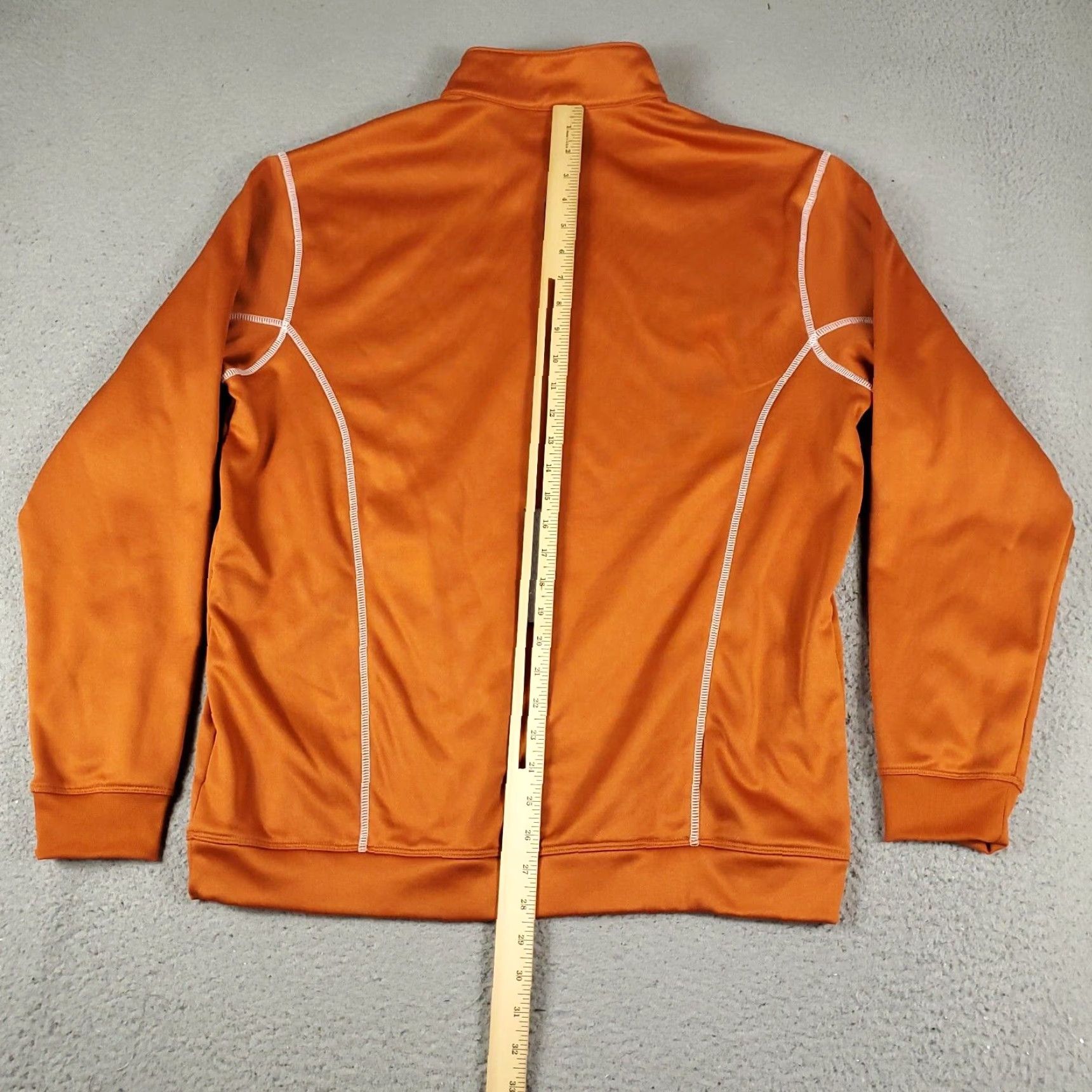 Nike Nike Sweatshirt Mens Large Orange 1/4 Zip Pullover Swoosh Logo Knit Mock Neck Long Sleeve Modern Sports Nike Mens Regular Gift Size US L / EU 52-54 / 3 - 5 Thumbnail