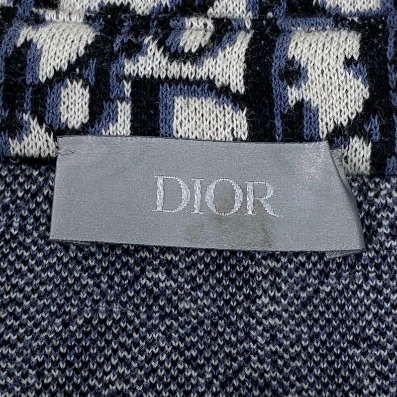 Dior Dior Blue logo letter full print cotton lapel long-sleeved Size US XS / EU 42 / 0 - 5 Thumbnail
