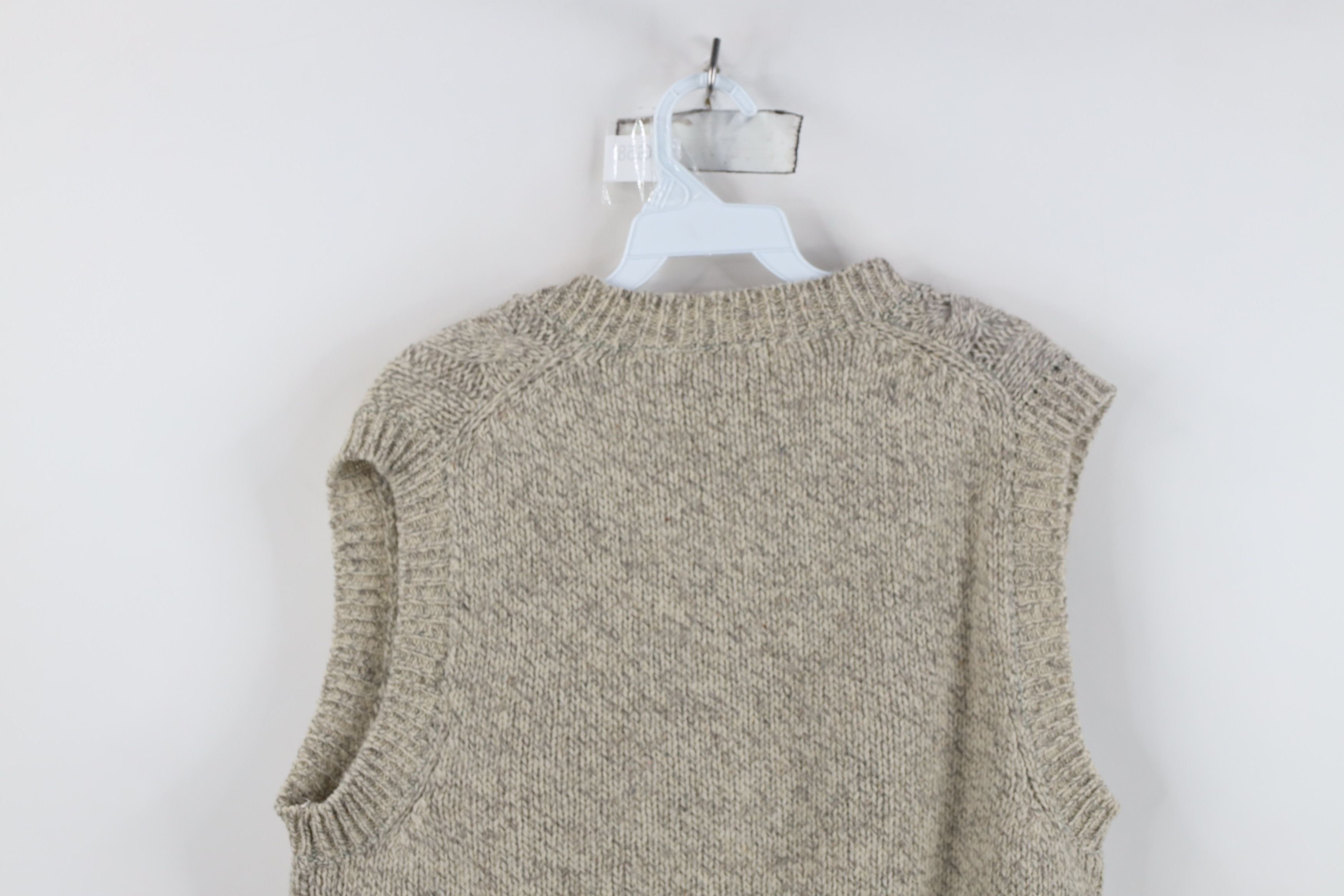 Vintage Vintage 90s Streetwear Blend Chunky Cable Knit Sweater Vest Size US XL / EU 56 / 4 - 10 Thumbnail