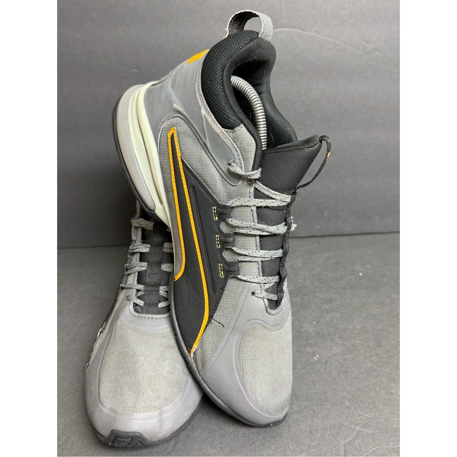 Puma Puma Axelion Knit Athletic Sneakers Shoes Castlerock Grey Size US 10 / EU 43 - 2 Thumbnail