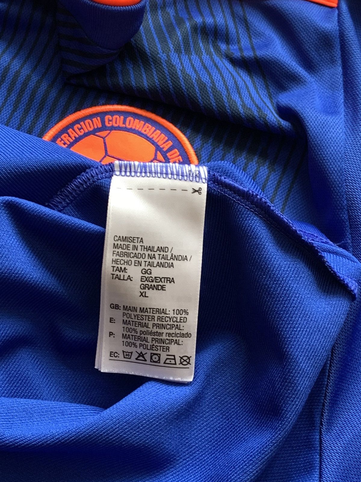 Adidas 🔥ADIDAS COLUMBIA 2018 WORLD CUP AWAY SOCCER JERSEY SHIRT Size US XL / EU 56 / 4 - 9 Thumbnail