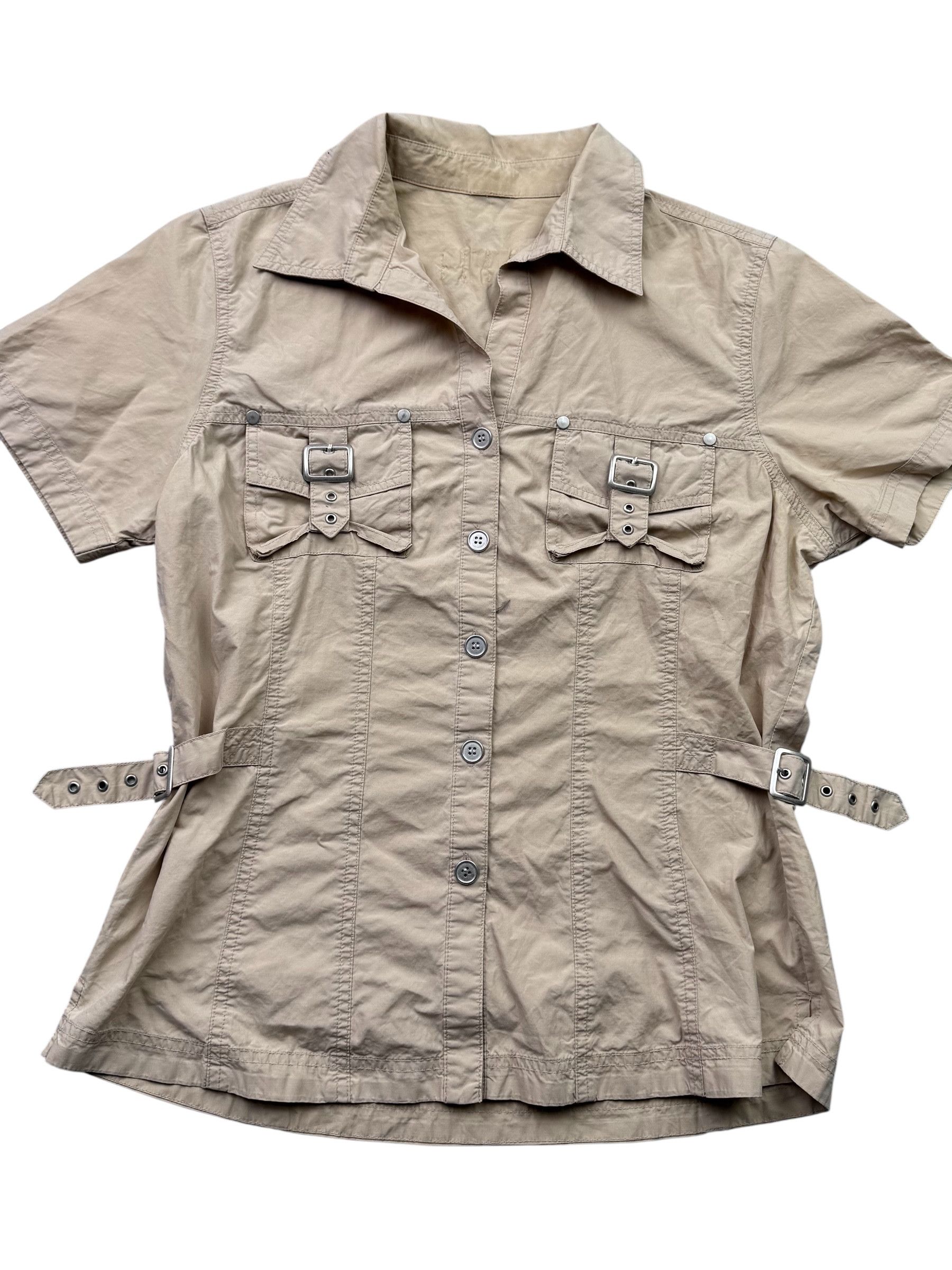 Vintage Vintage Shirt With Straps W419(V9) Size M / US 6-8 / IT 42-44 - 2 Thumbnail