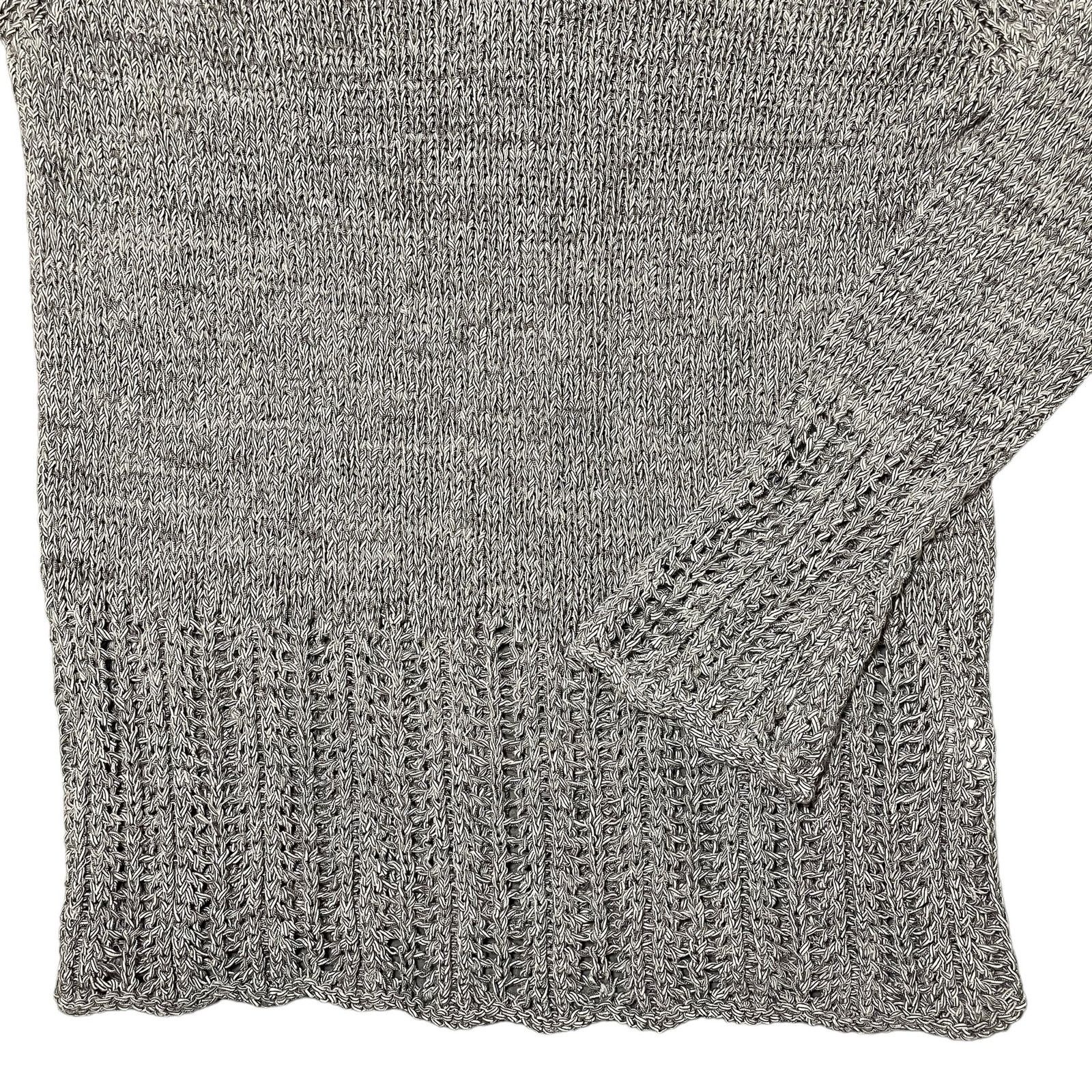 Other Skovhuus Knit Pullover Sweater Openwork Details Gray Medium Size M / US 6-8 / IT 42-44 - 5 Thumbnail