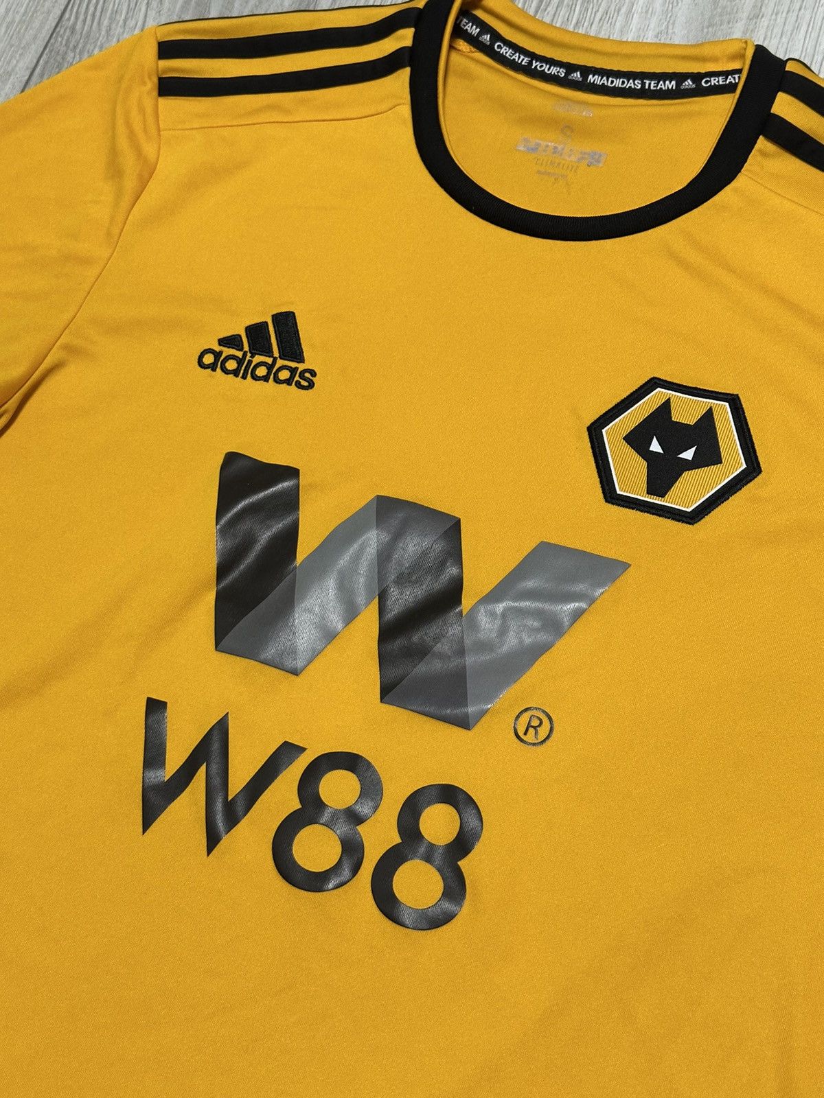 Adidas Adidas Wolverhampton Home shirt Jersey 2018-2019 Size US S / EU 44-46 / 1 - 2 Thumbnail