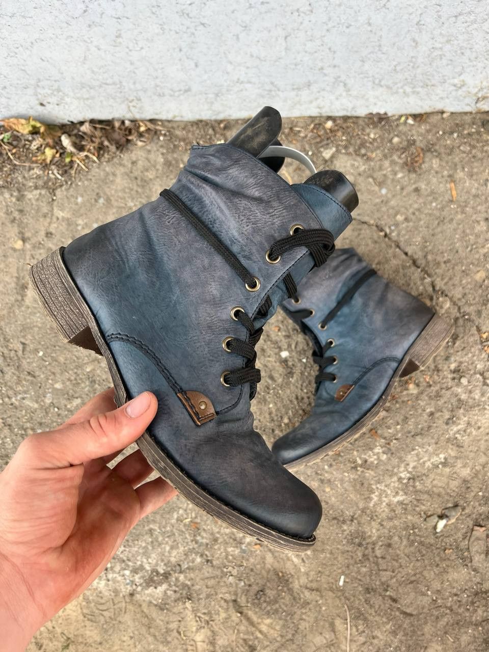If Six Was Nine × Japanese Brand × Vintage Vintage As 98 Guidi style Faded Biker High Boots Size US 7 / EU 40 - 5 Thumbnail