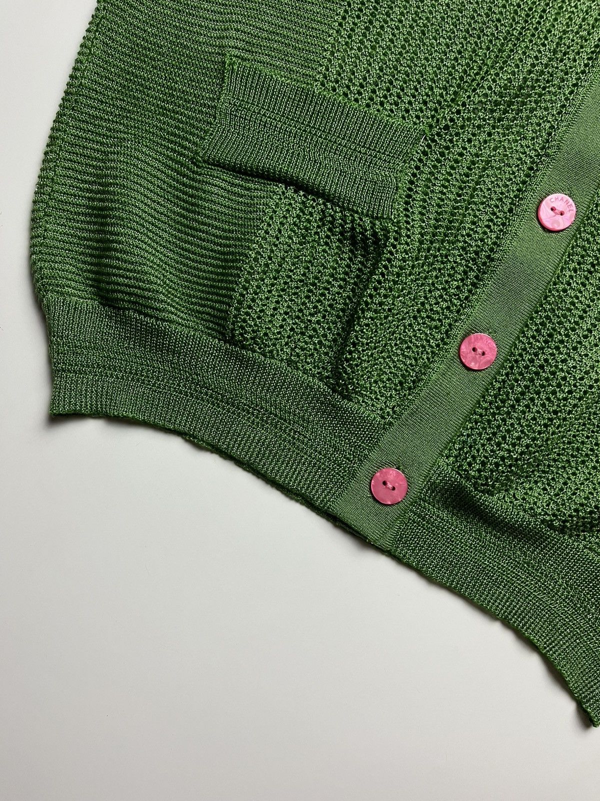 Chanel Chanel - Karl Lagerfeld era Open Knit Mesh Cardigan Size XS / US 0-2 / IT 36-38 - 6 Thumbnail