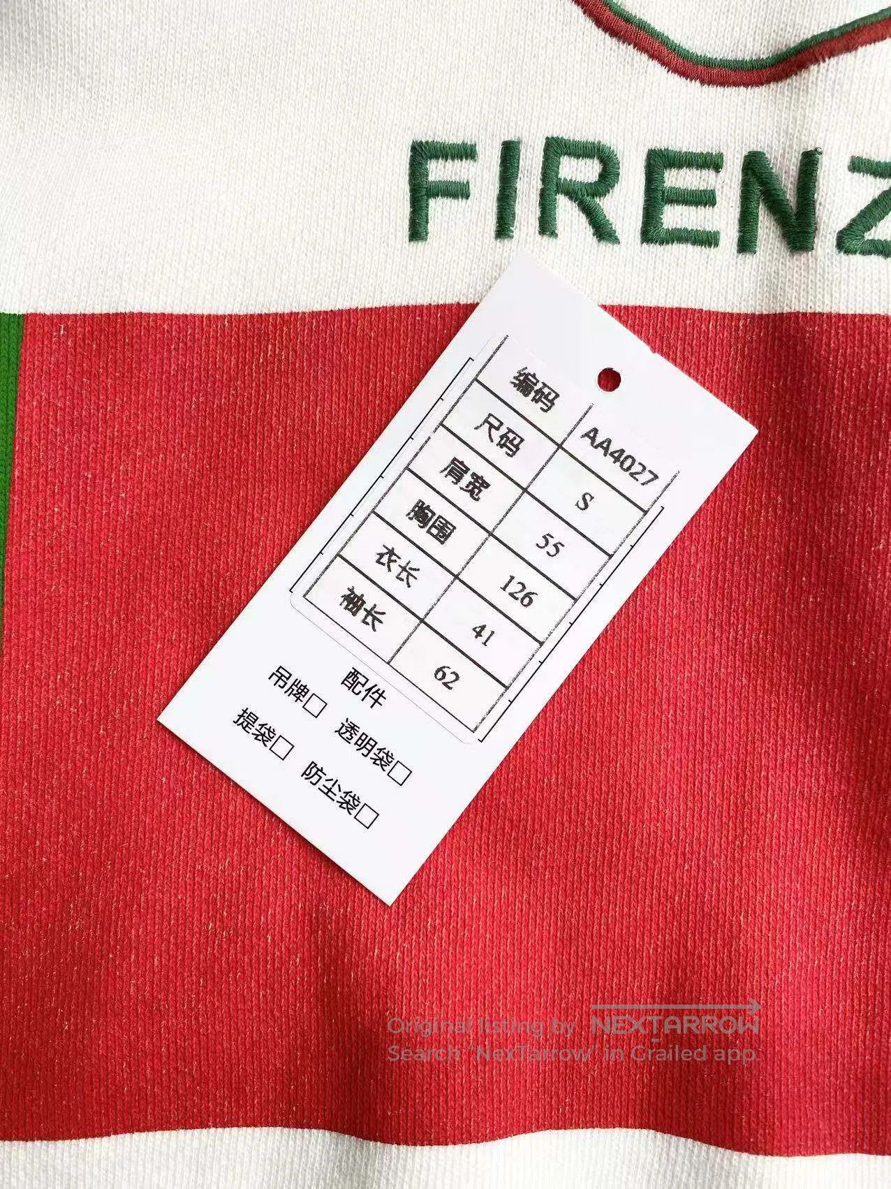 Gucci Guicci Embroidered slogan letter logo short sweatshirt| Size S / US 4 / IT 40 - 7 Thumbnail
