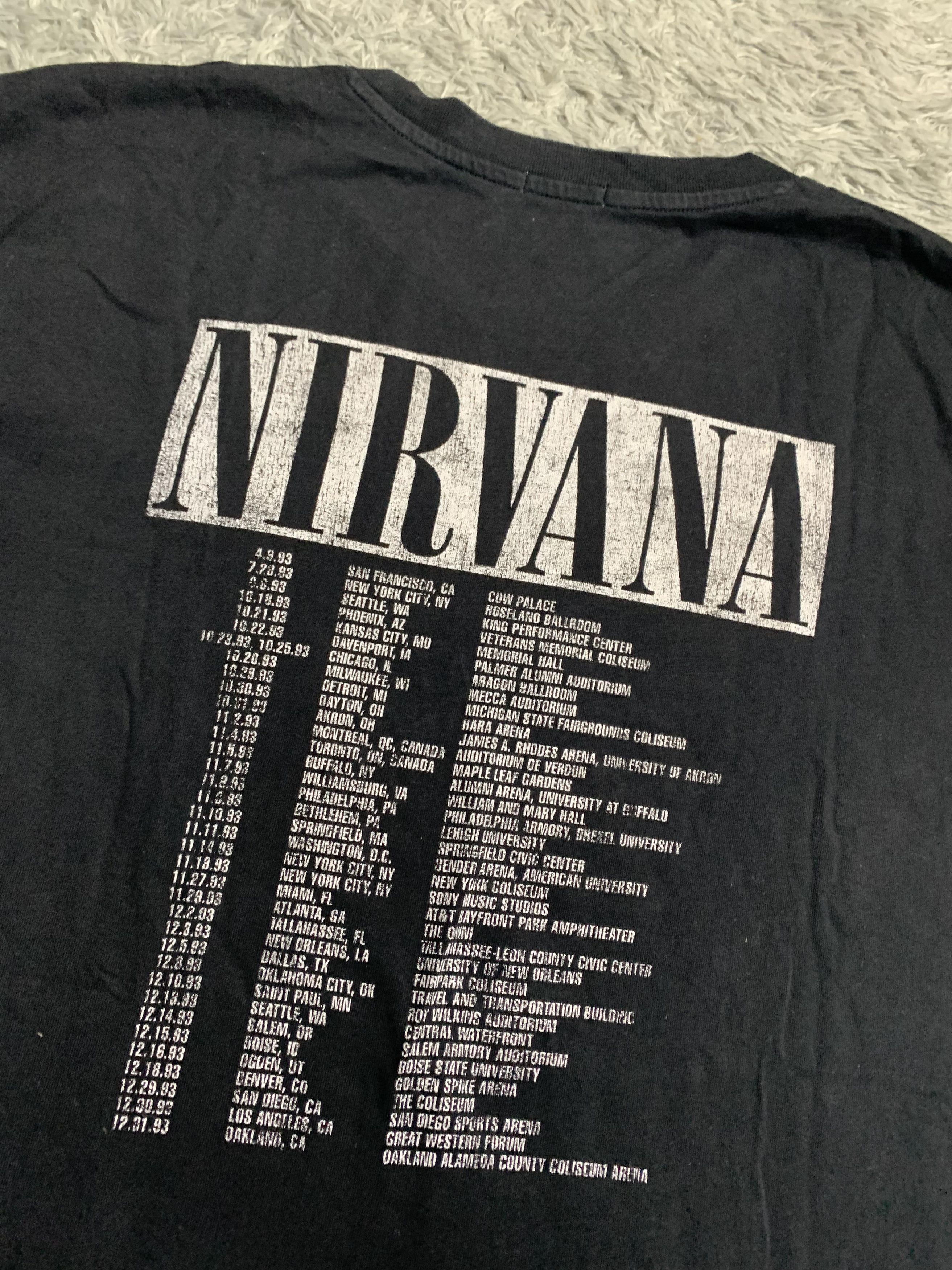 Vintage Nirvana In Utero t-shirt Size US XL / EU 56 / 4 - 7 Thumbnail