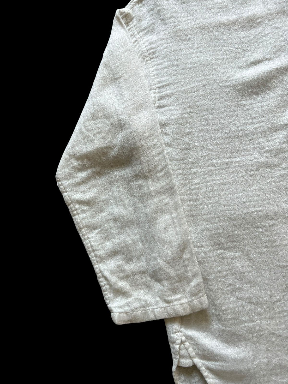 Issey Miyake 90s Issey Miyake Plantation Oversized Mandarin Collar Shirt Size US L / EU 52-54 / 3 - 5 Thumbnail