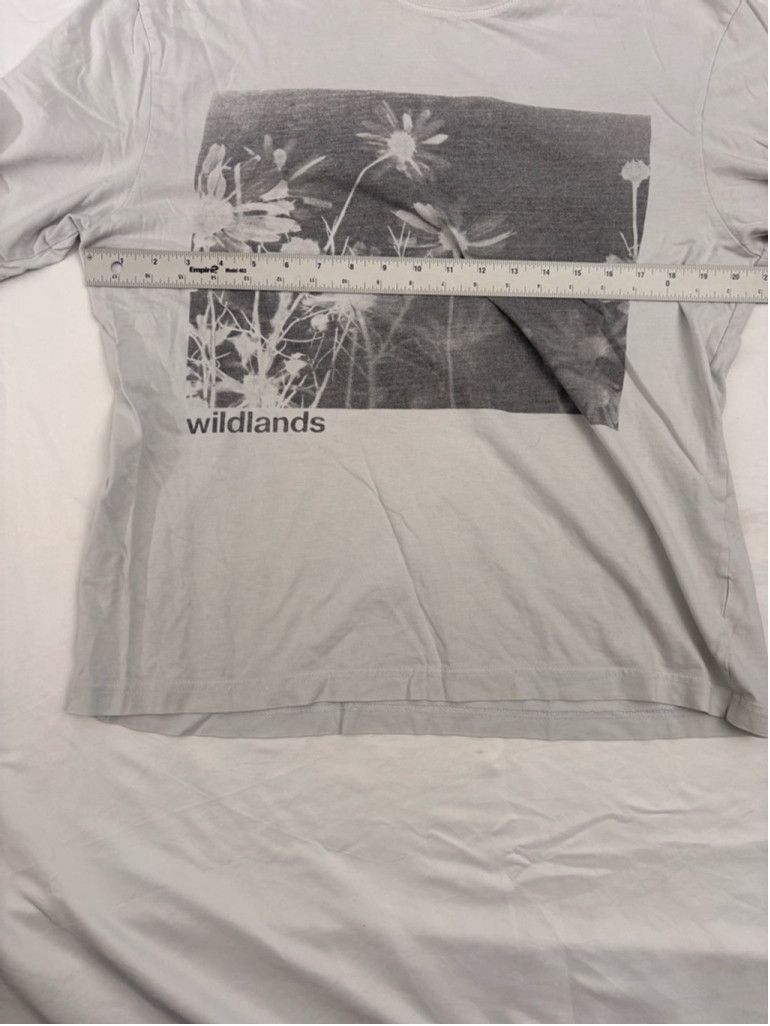 H&M Men's H&M Graphic T-Shirt Size M White Size US M / EU 48-50 / 2 - 2 Thumbnail