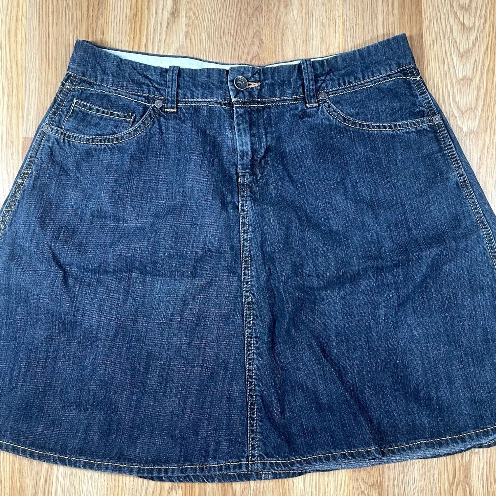 Mavi Mavi Denim Skirt Womens Size M Medium Blue Wash Jeans A Line Pencil 100% Cotton Size 32" / US 10 / IT 46 - 2 Thumbnail