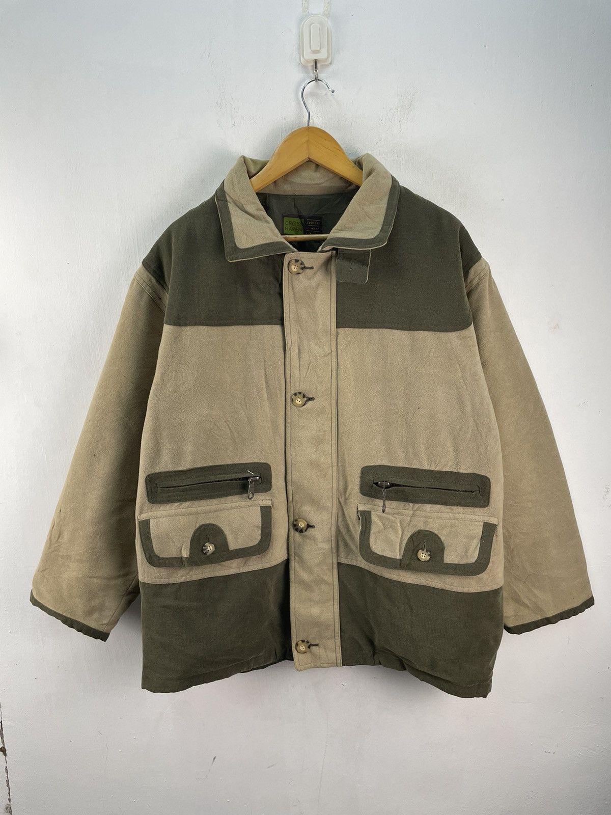 Vintage Japanese Brand Patchwork Tactical Multipocket Jacket