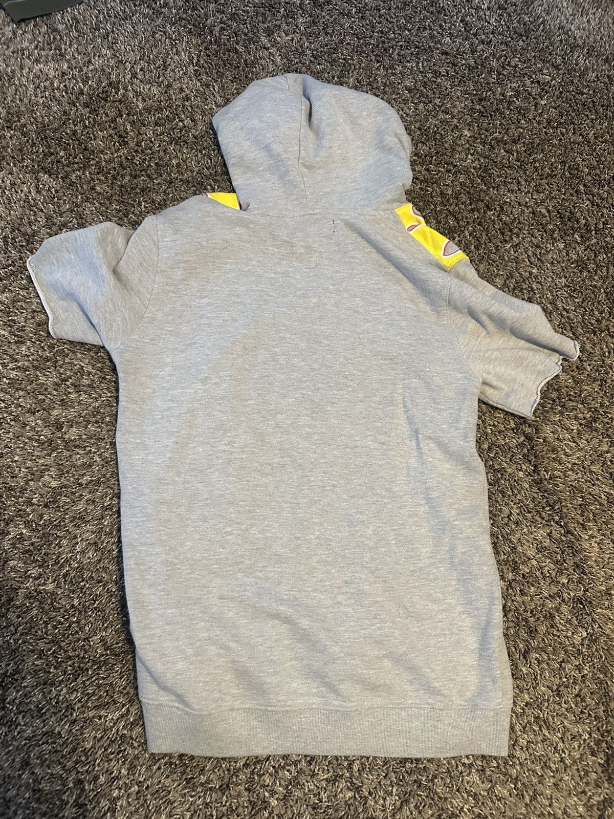 Forever 21 Forever 21 Short Sleeve Flames Pullover Hoodie Gray Grey Size US M / EU 48-50 / 2 - 4 Thumbnail