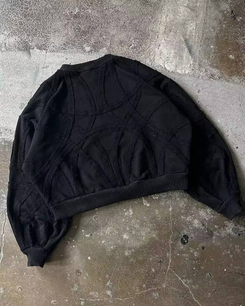 Japanese Brand × Vintage retro long-sleeve sweater. Size US XL / EU 56 / 4 - 7 Thumbnail