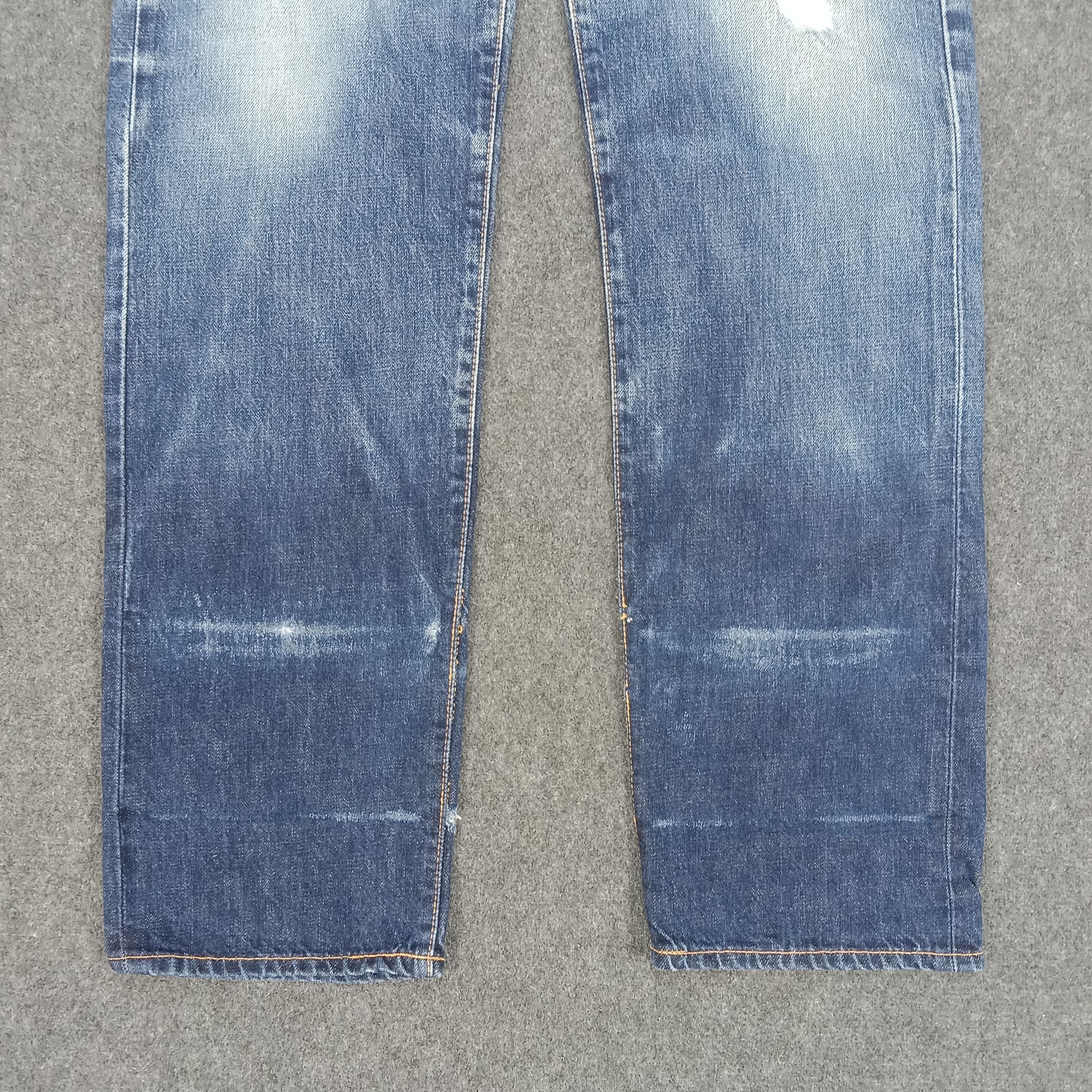 Evisu × Vintage Evis Japanese Brand Daicock Custom Art Denim Jeans Size US 28 / EU 44 - 10 Thumbnail