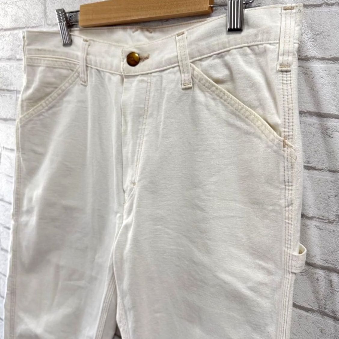 Orslow orSlow Painter Pants White Made in Japan Men's M 100% Organic? (Based on original) Size US 31 - 4 Thumbnail