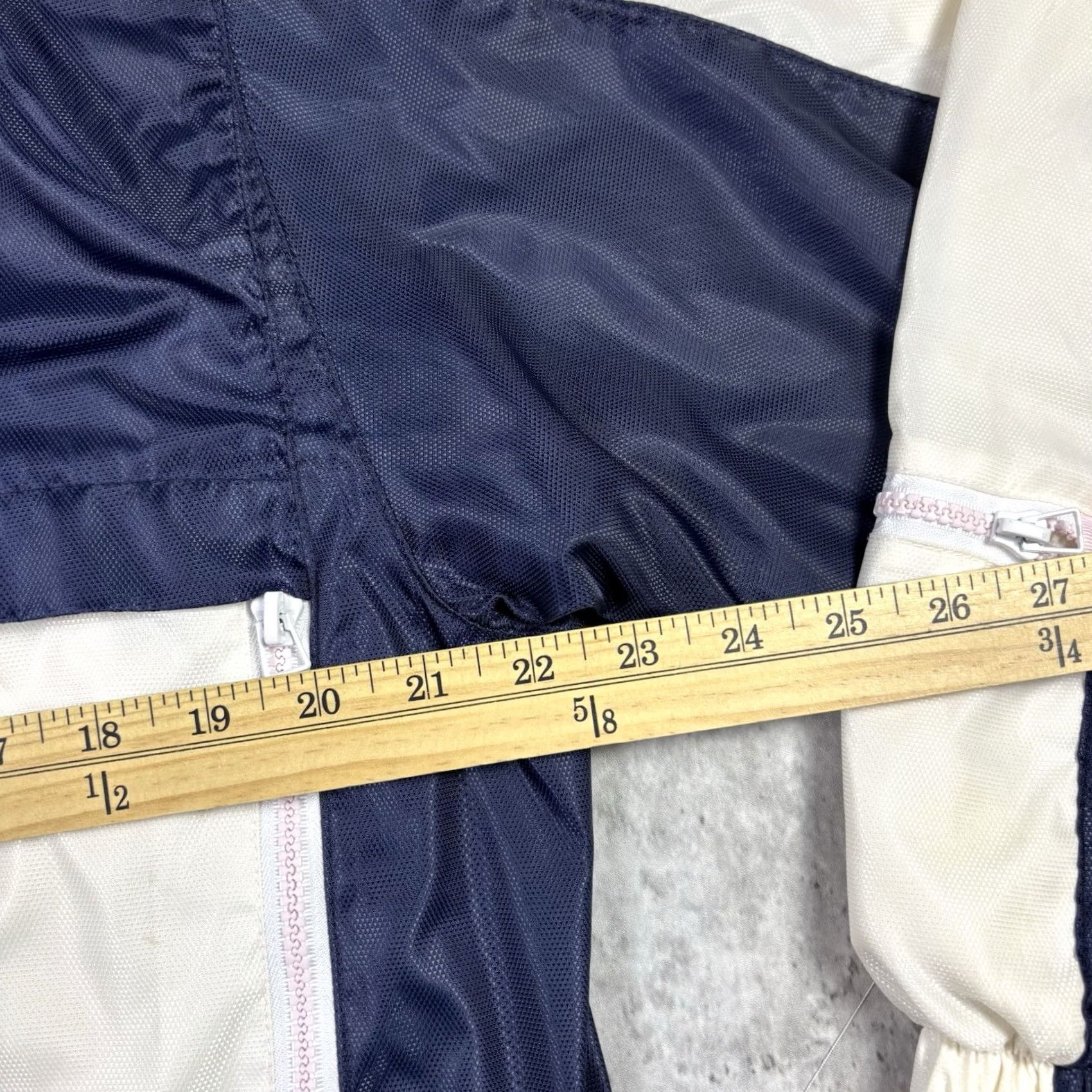 Reebok 90s Reebok Windbreaker Jacket XL Activewear Womens Blue White Size XL / US 12-14 / IT 48-50 - 7 Thumbnail