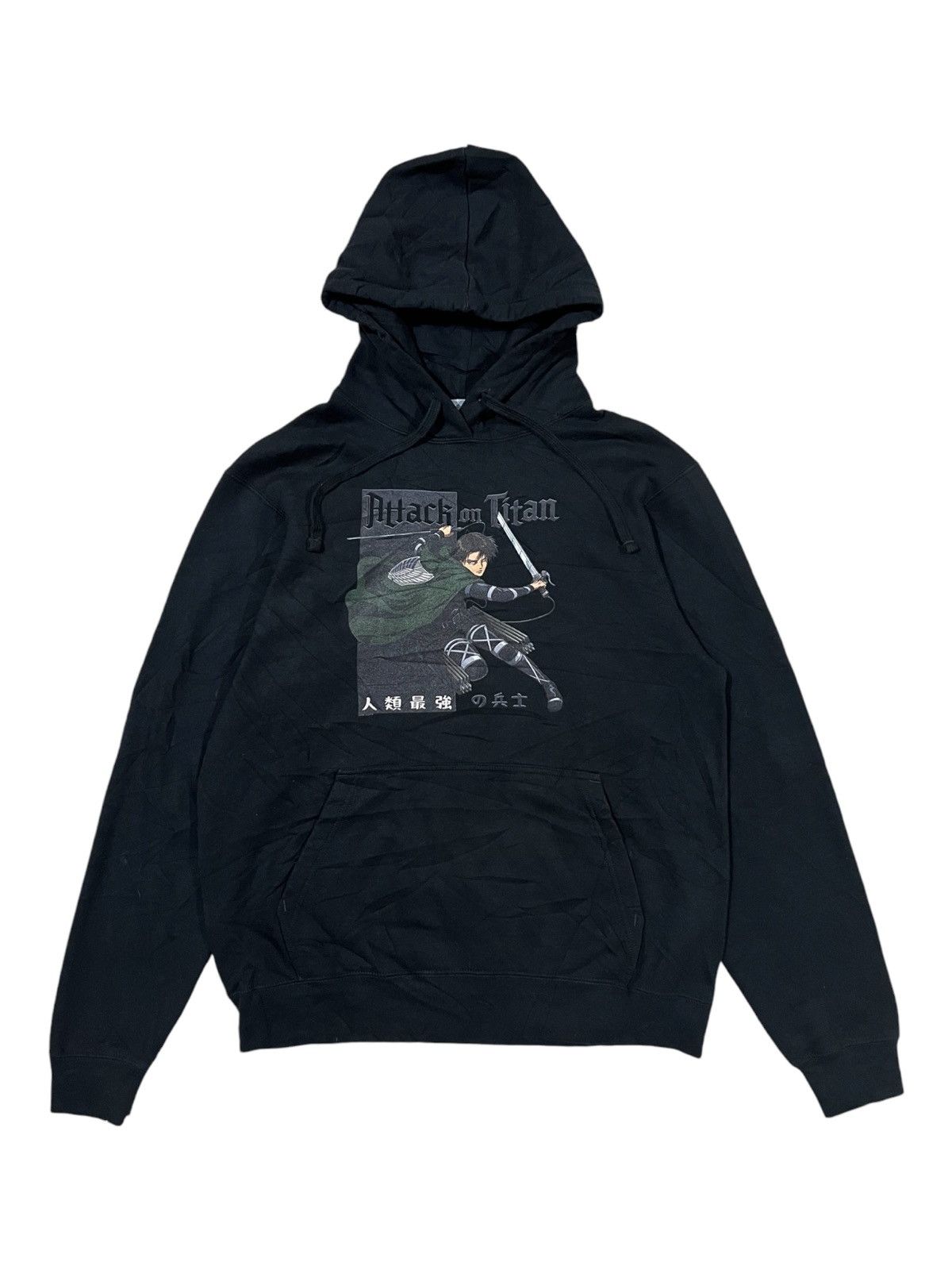 Anime × Japanese Brand × Vintage Vintage Levi Ackerman Attack on Titan 🇯🇵 Manga Hoodie Size US M / EU 48-50 / 2 - 2 Thumbnail
