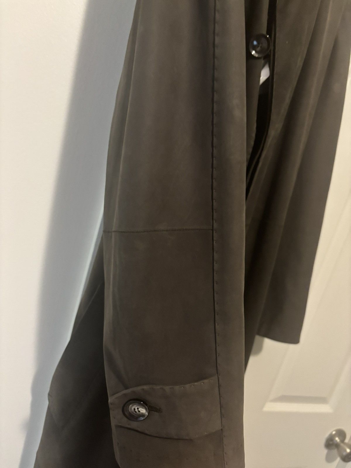 Brioni Brioni Suede Trenchcoat Size US L / EU 52-54 / 3 - 5 Thumbnail