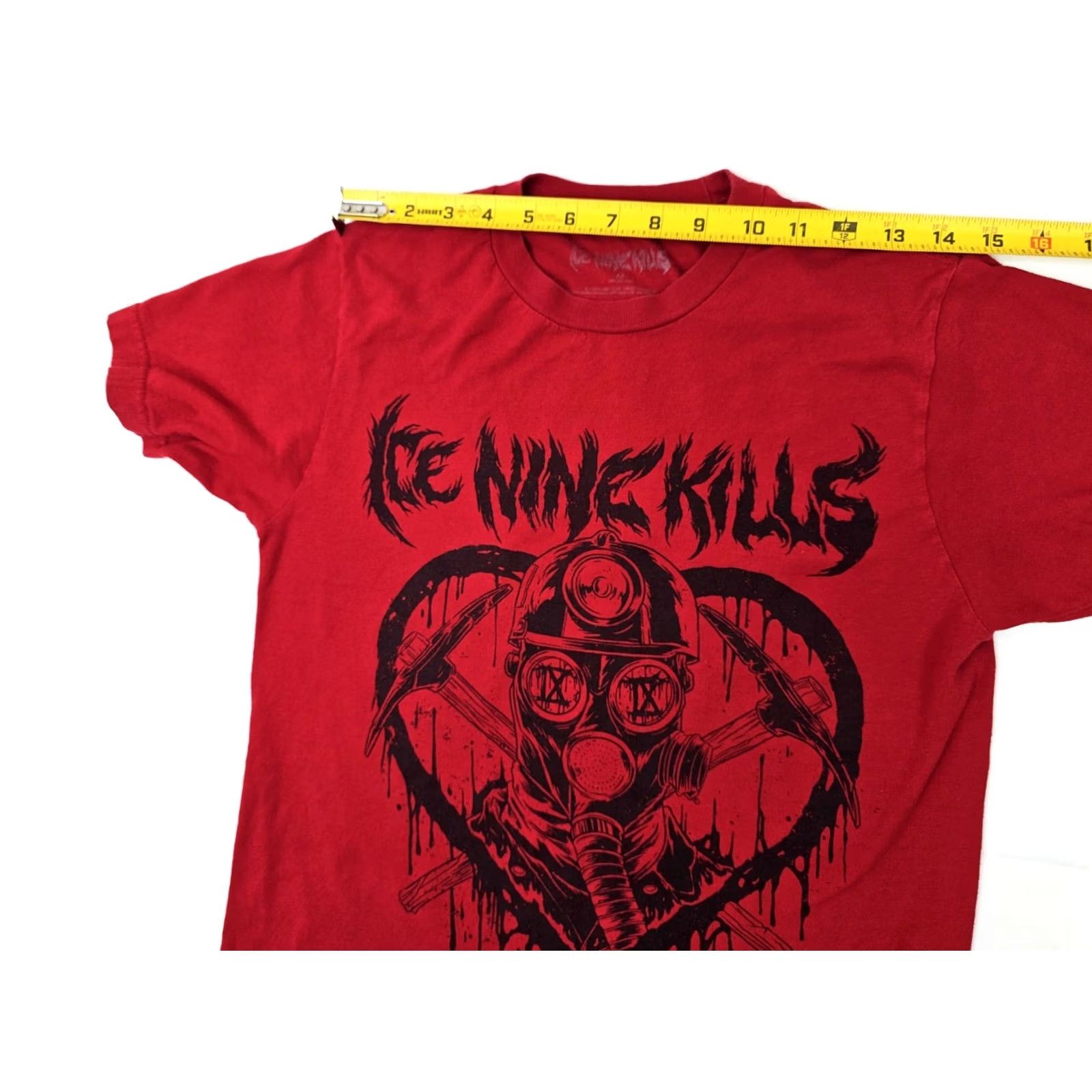 Vintage Ice Nine Kills Graphic T Shirt Red, Adult M, Short Sleeve, Crew Neck, 100% Cotton, Gildan 5000, Men, Graphic, Vintage: No Size US M / EU 48-50 / 2 - 5 Thumbnail