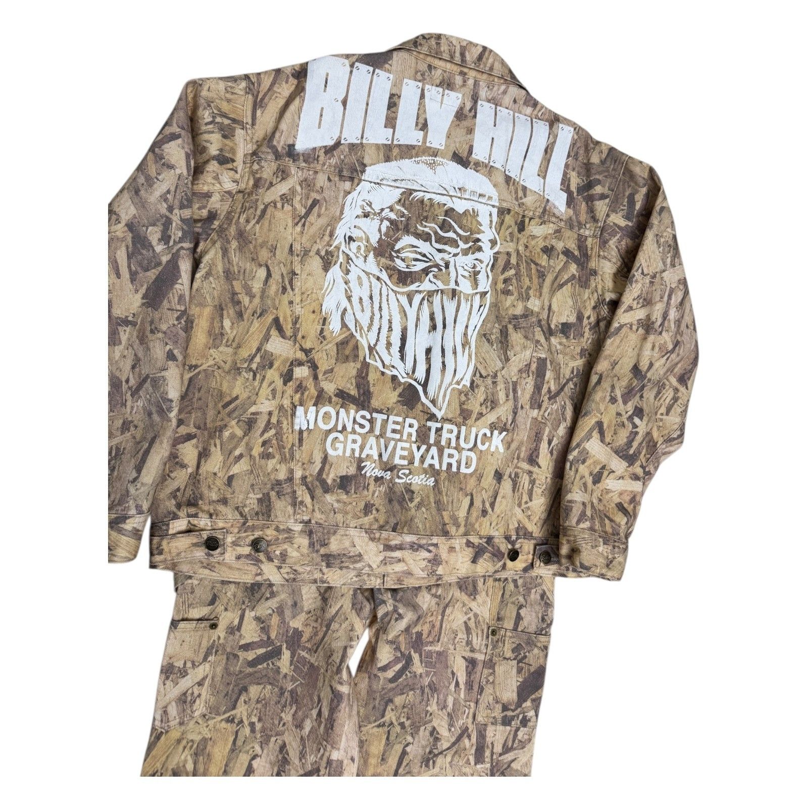 Billy Hill RARE BILLY HILL Wood CAMO Denim 2-Piece Jacket & Jeans L Size US L / EU 52-54 / 3 - 4 Thumbnail