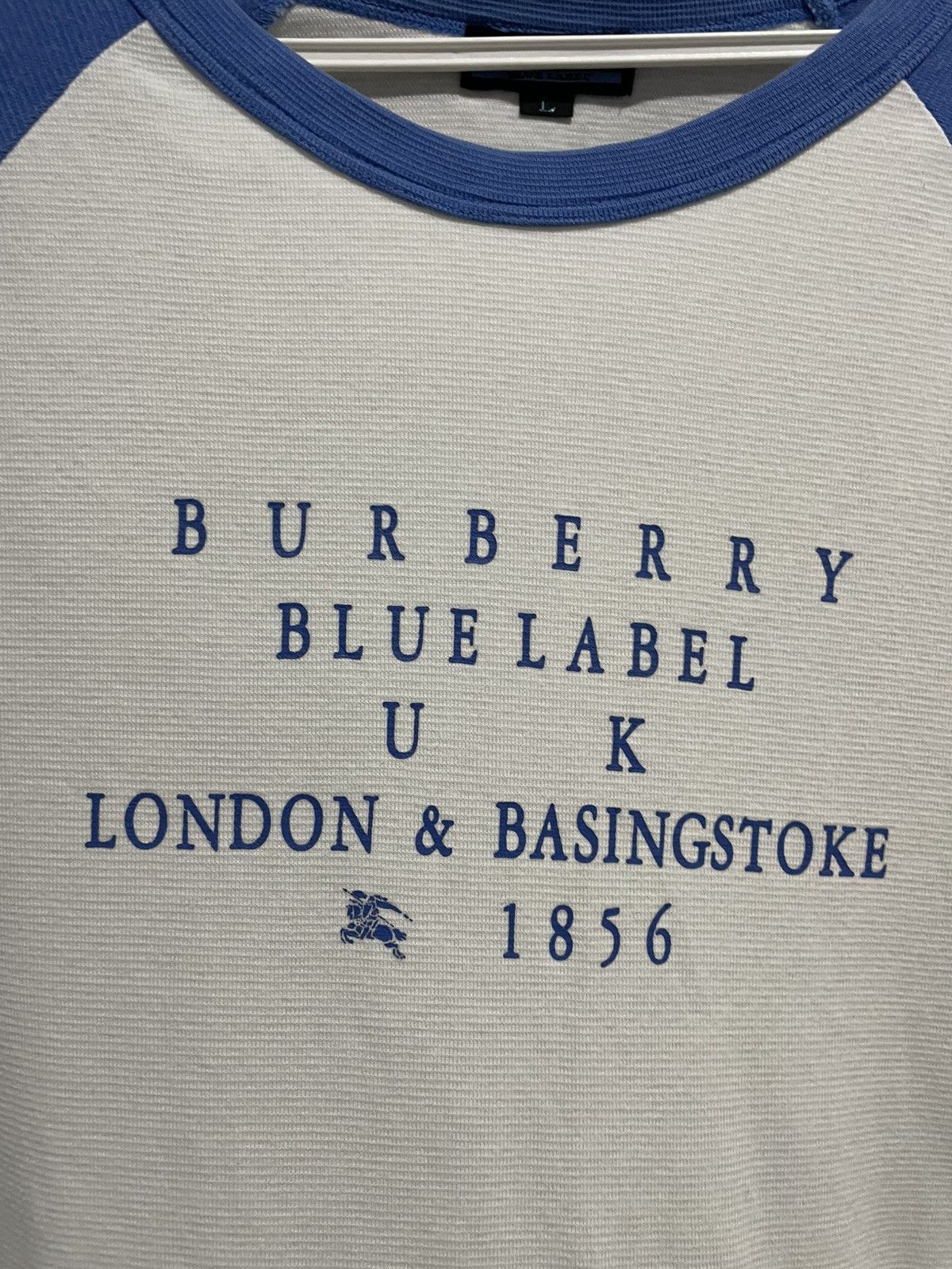 Burberry Retro💥 90s Burberry Blue Label Jersey Size L / US 10 / IT 46 - 16 Thumbnail