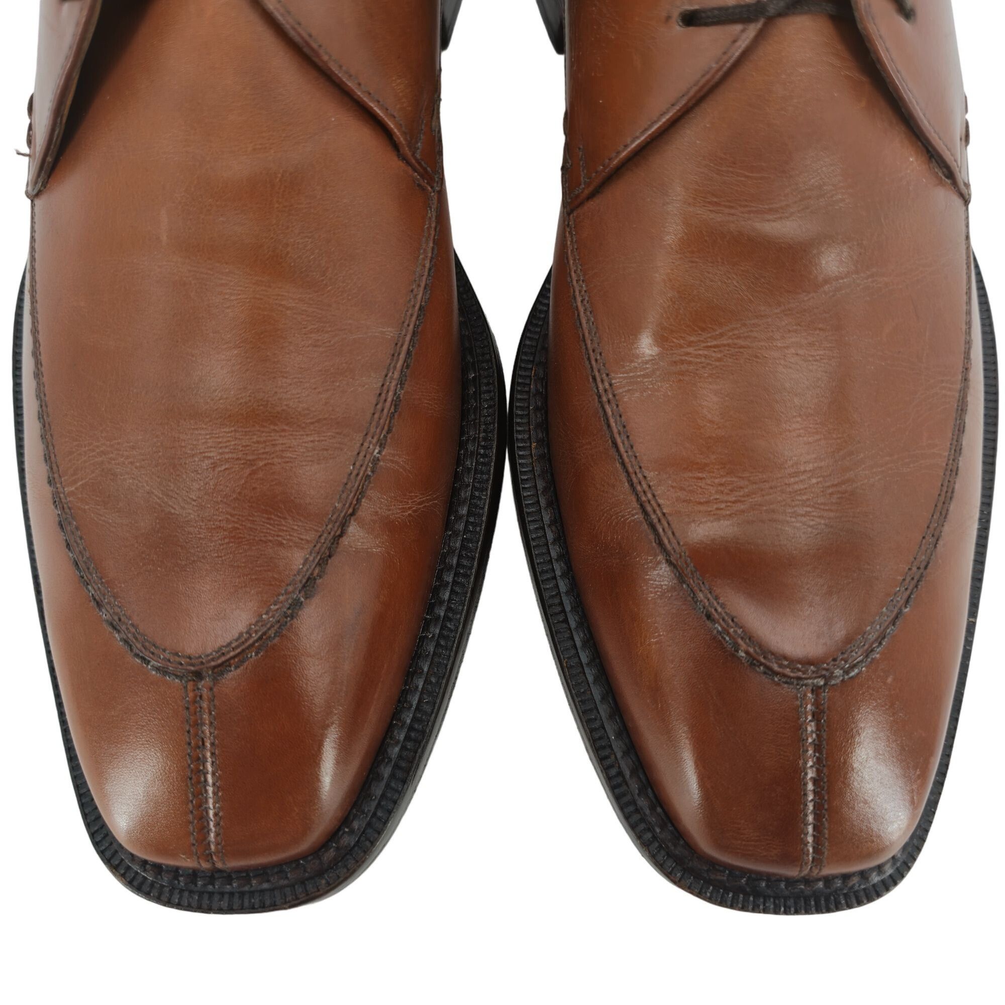 Mezlan Mezlan Spain Men 10 Brown Leather Dress Shoes Oxford Derby Size US 10 / EU 43 - 10 Thumbnail