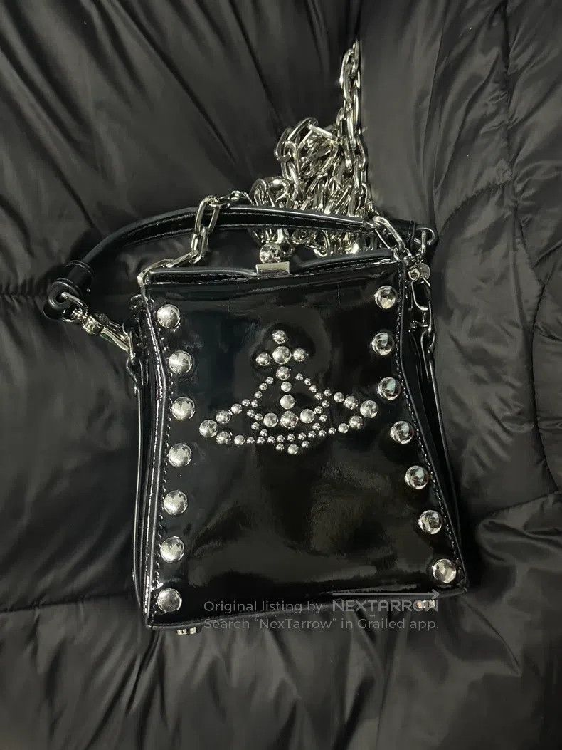 Vivienne Westwood Vivienne Westwood size os Riveted, slim waist bag with a cr Size ONE SIZE - 1 Thumbnail