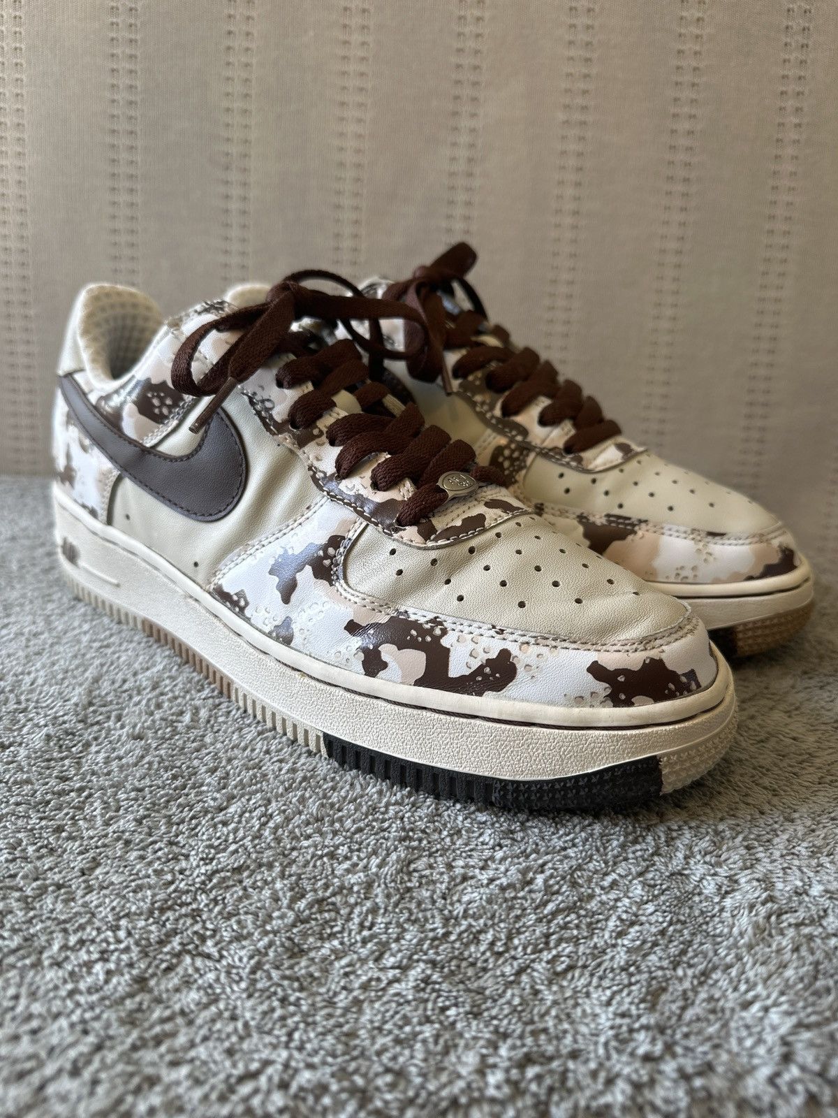 Nike Nike Air Force 1 Low Desert Chip Camo Size US 7.5 / EU 40-41 - 1 Thumbnail
