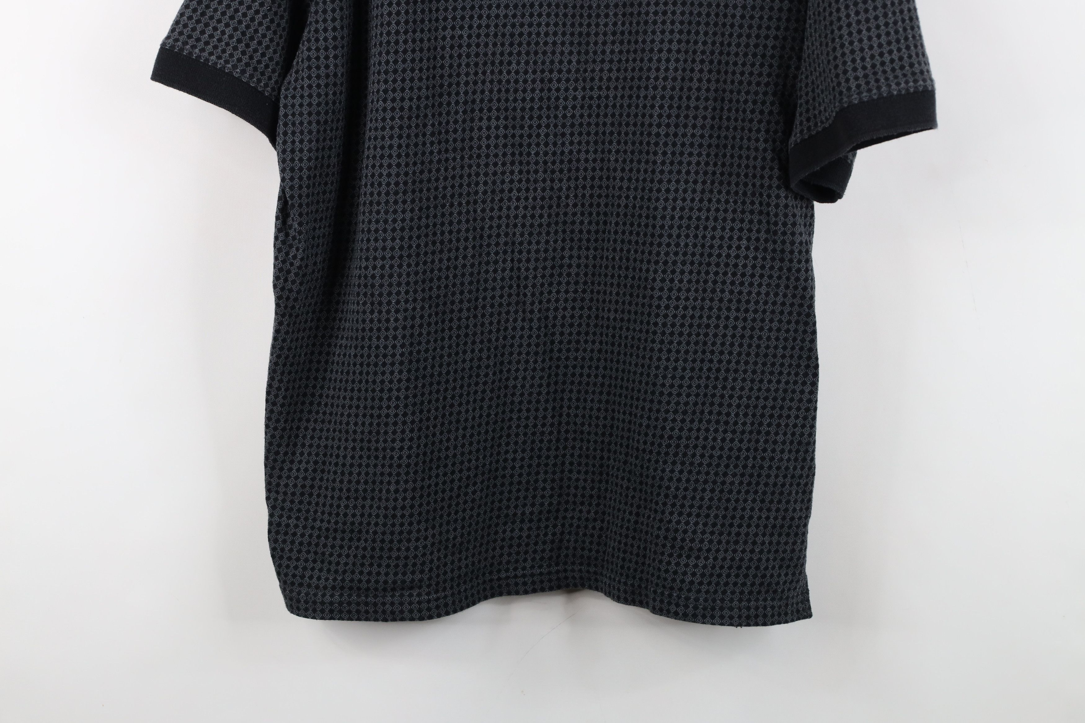 Vintage Vintage 90s Streetewar Diamond Knit Golf Polo Shirt Size US L / EU 52-54 / 3 - 3 Thumbnail