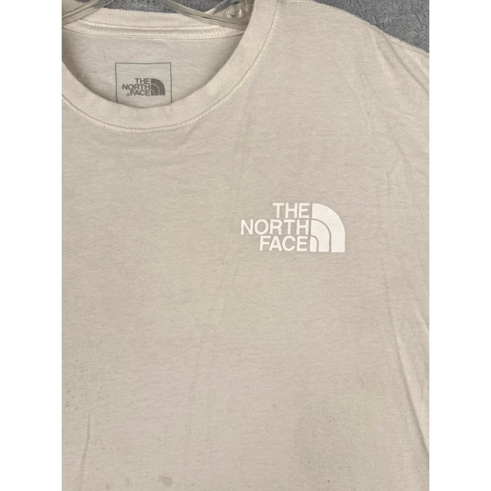 The North Face The North Face Men's Shirt Large White Short Sleeve Crew Neck Logo T-Shirt 100% Cotton Outdoor Size US L / EU 52-54 / 3 - 6 Thumbnail